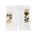 Royal Z Floral Crown Women's Biker Shorts