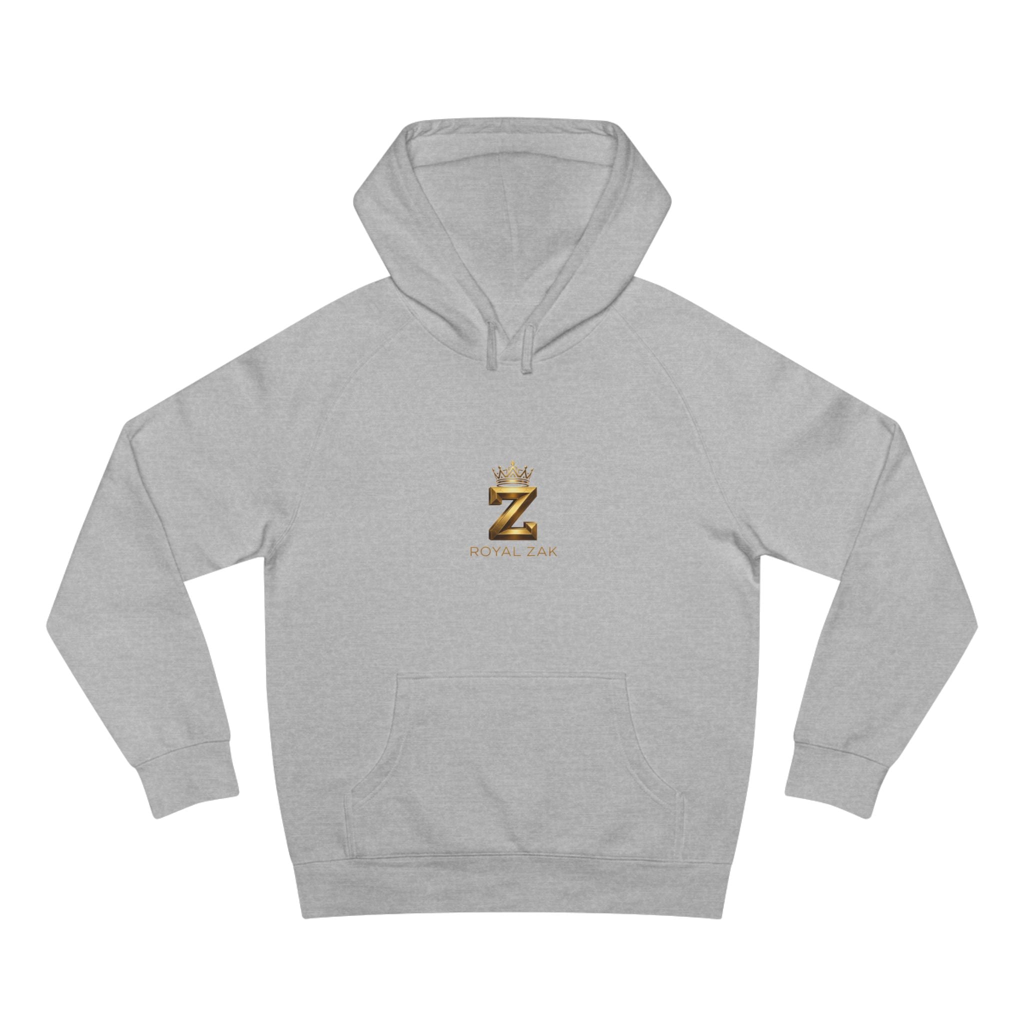 Gold Crown 'Z' Hoodie - Minimal Luxe Logo Pullover