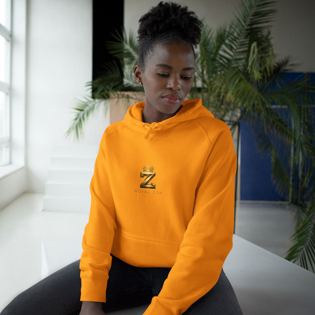 Gold Crown 'Z' Hoodie - Minimal Luxe Logo Pullover