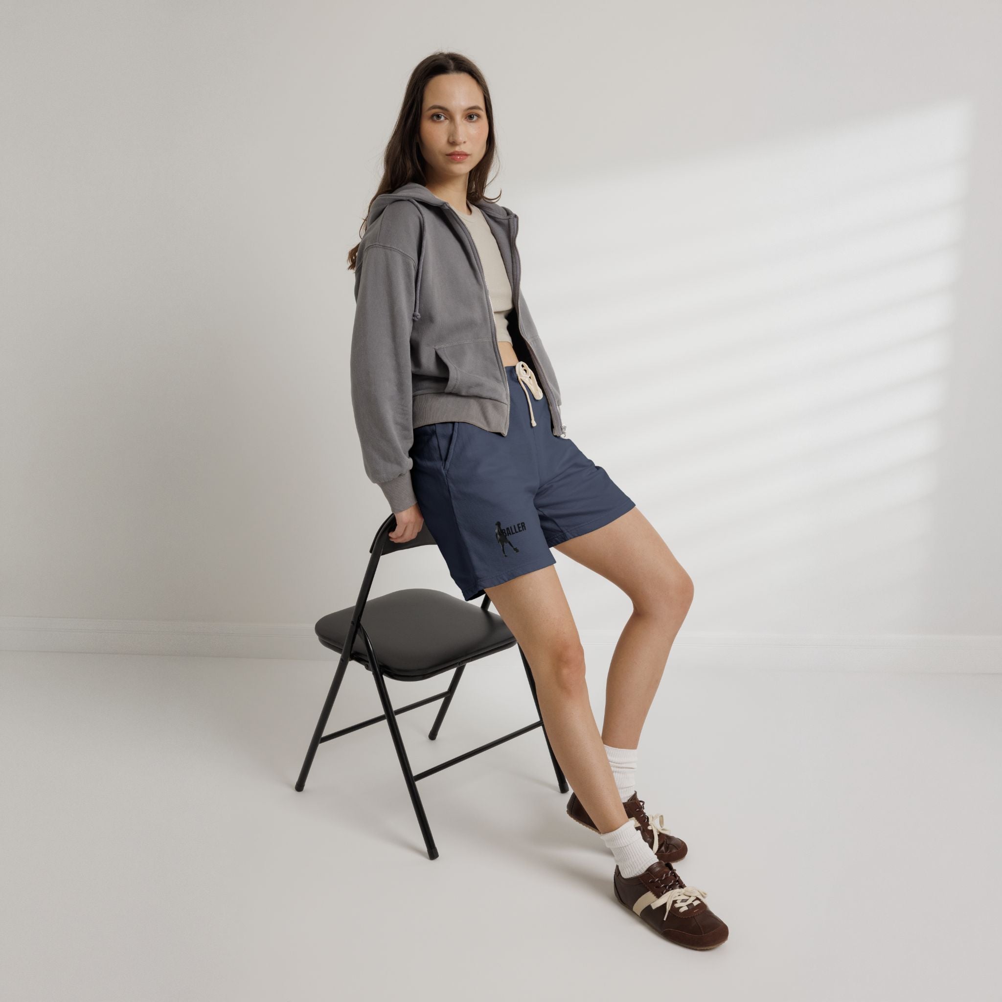 Baller Silhouette Fleece Sweat Shorts