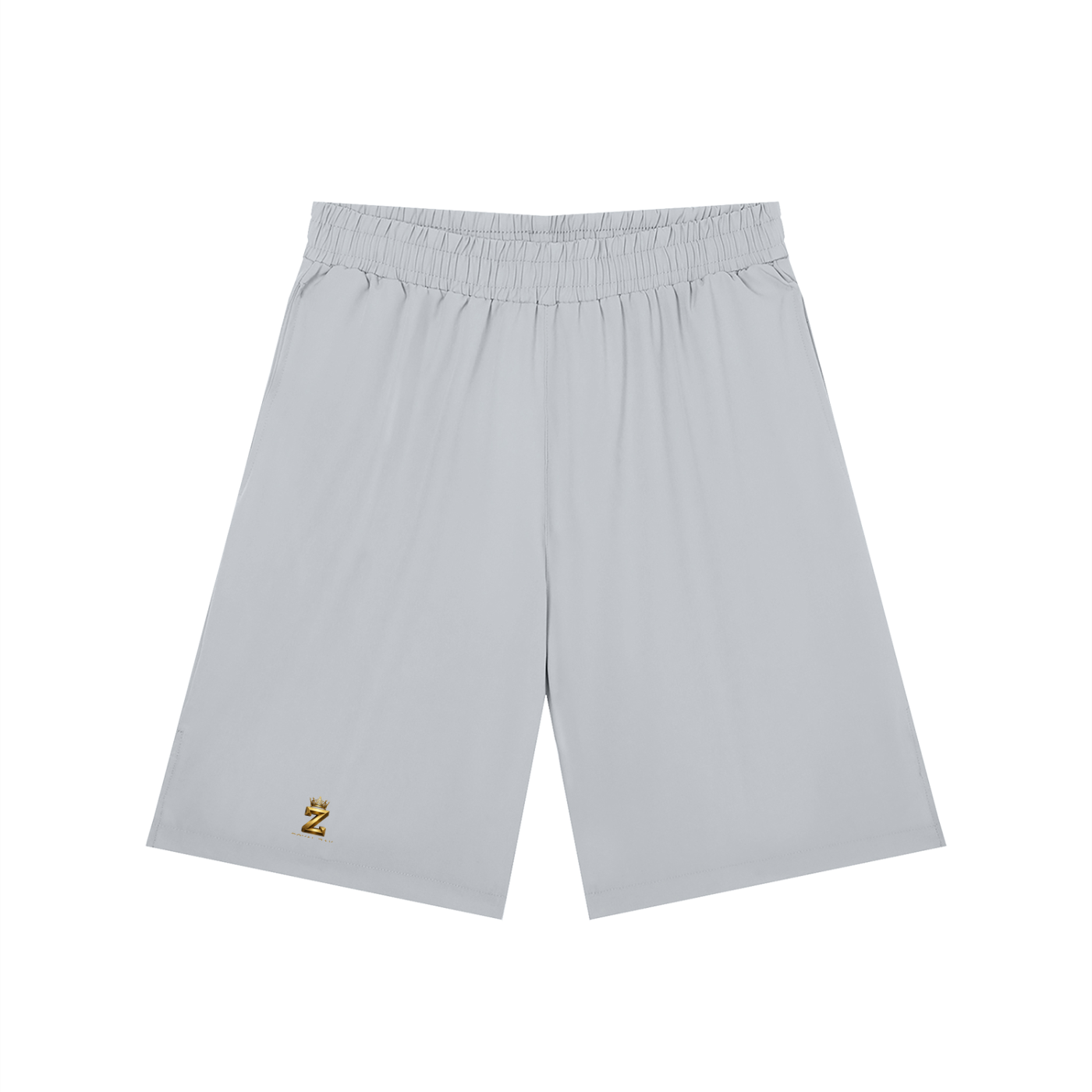 RZ Men’s Solid Elastic Waist Shorts