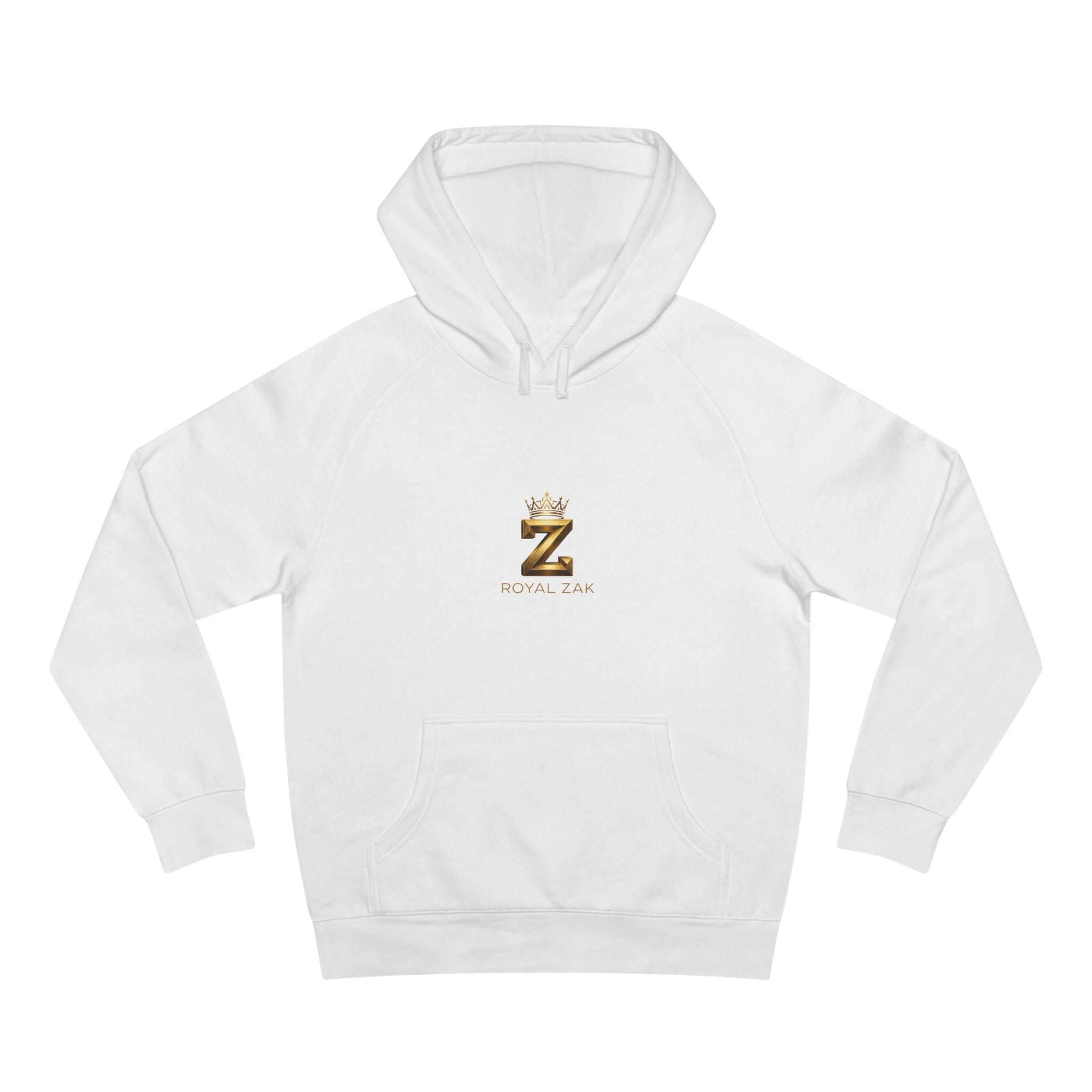 Gold Crown 'Z' Hoodie - Minimal Luxe Logo Pullover