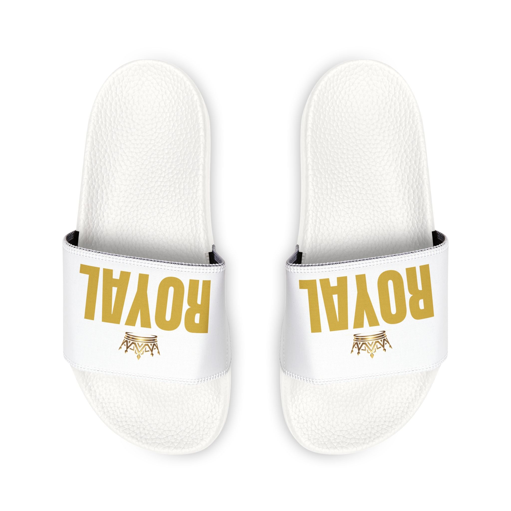 Royal Crown Slide Sandals — Men’s Removable‑Strap Pool Slides