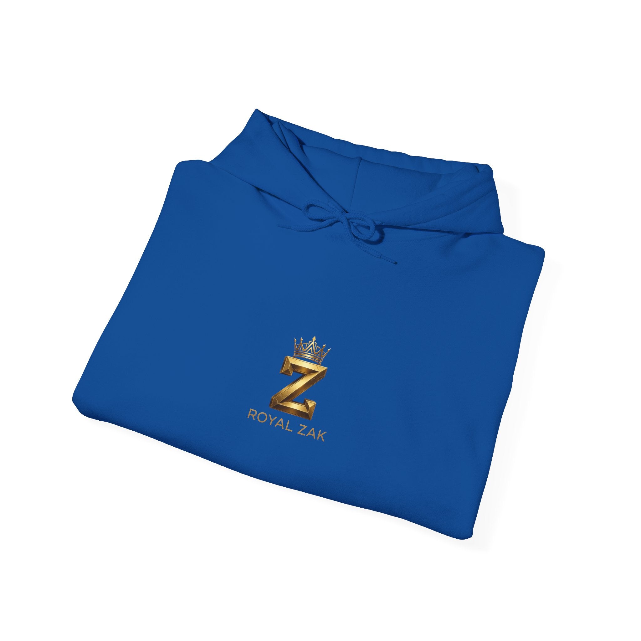 Minimal Gold Crown 'Z' Hoodie - Luxury Initial Logo Sweatshirt