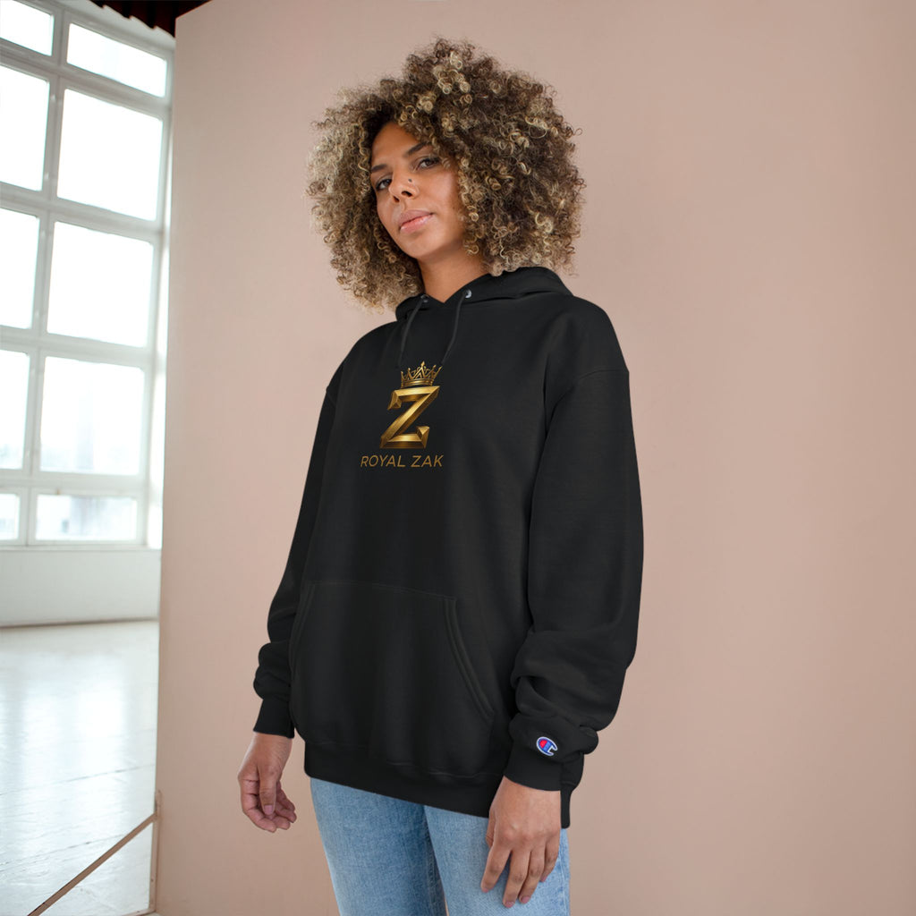 Royal Zak Gold Crown Hoodie — Premium Embroidered Streetwear