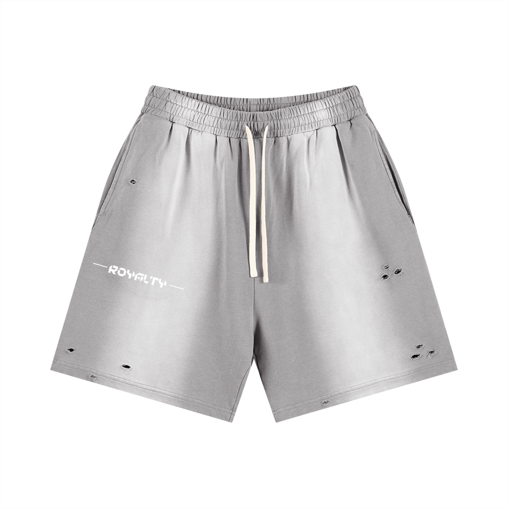 Sun Fade Distressed Shorts