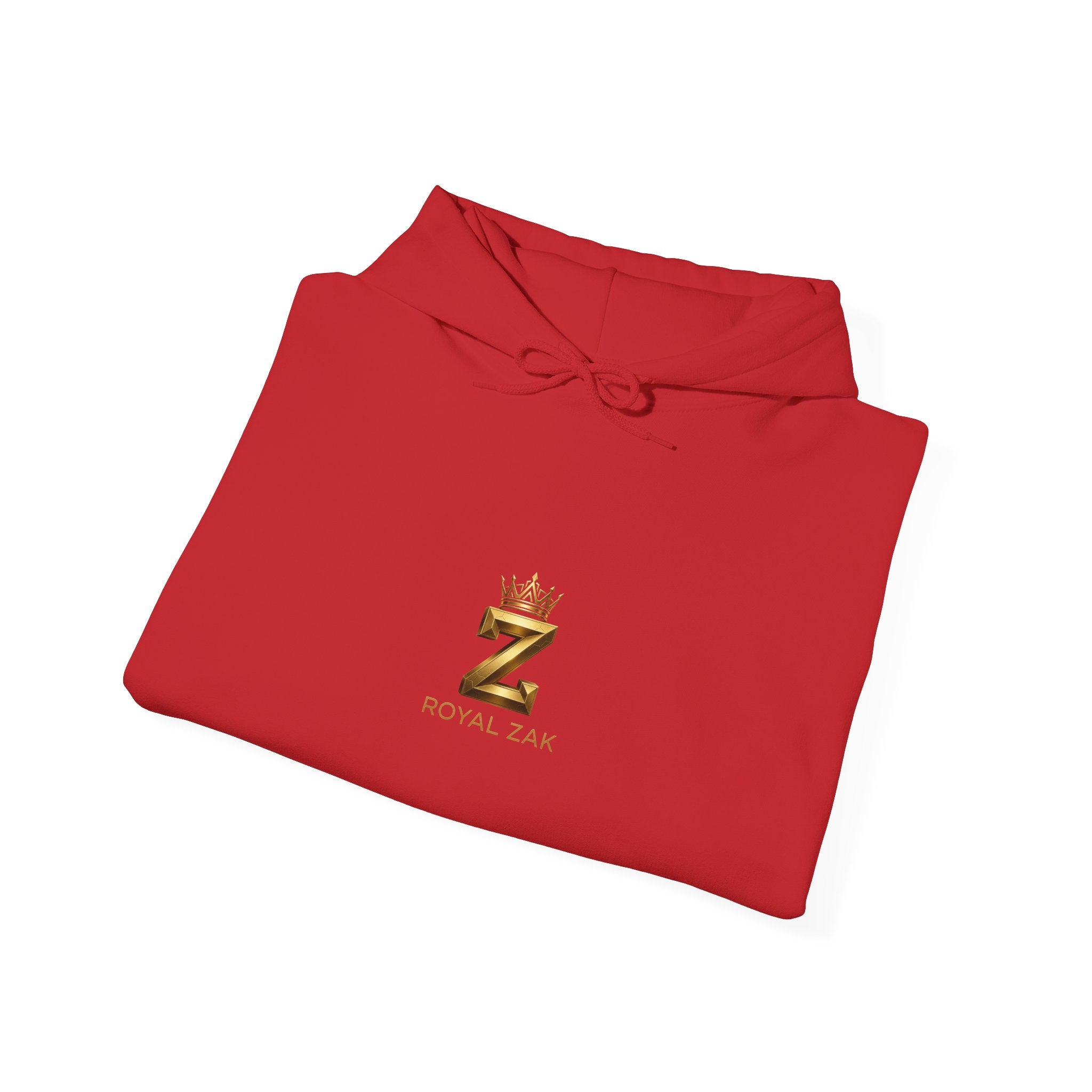 Minimal Gold Crown 'Z' Hoodie - Luxury Initial Logo Sweatshirt