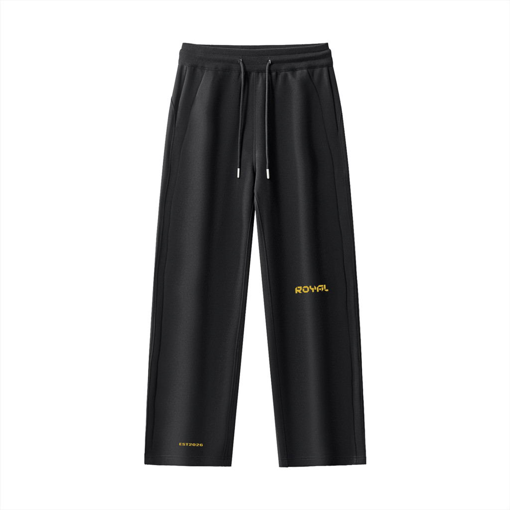 Essential Drawstring Straight-Leg Sweatpants