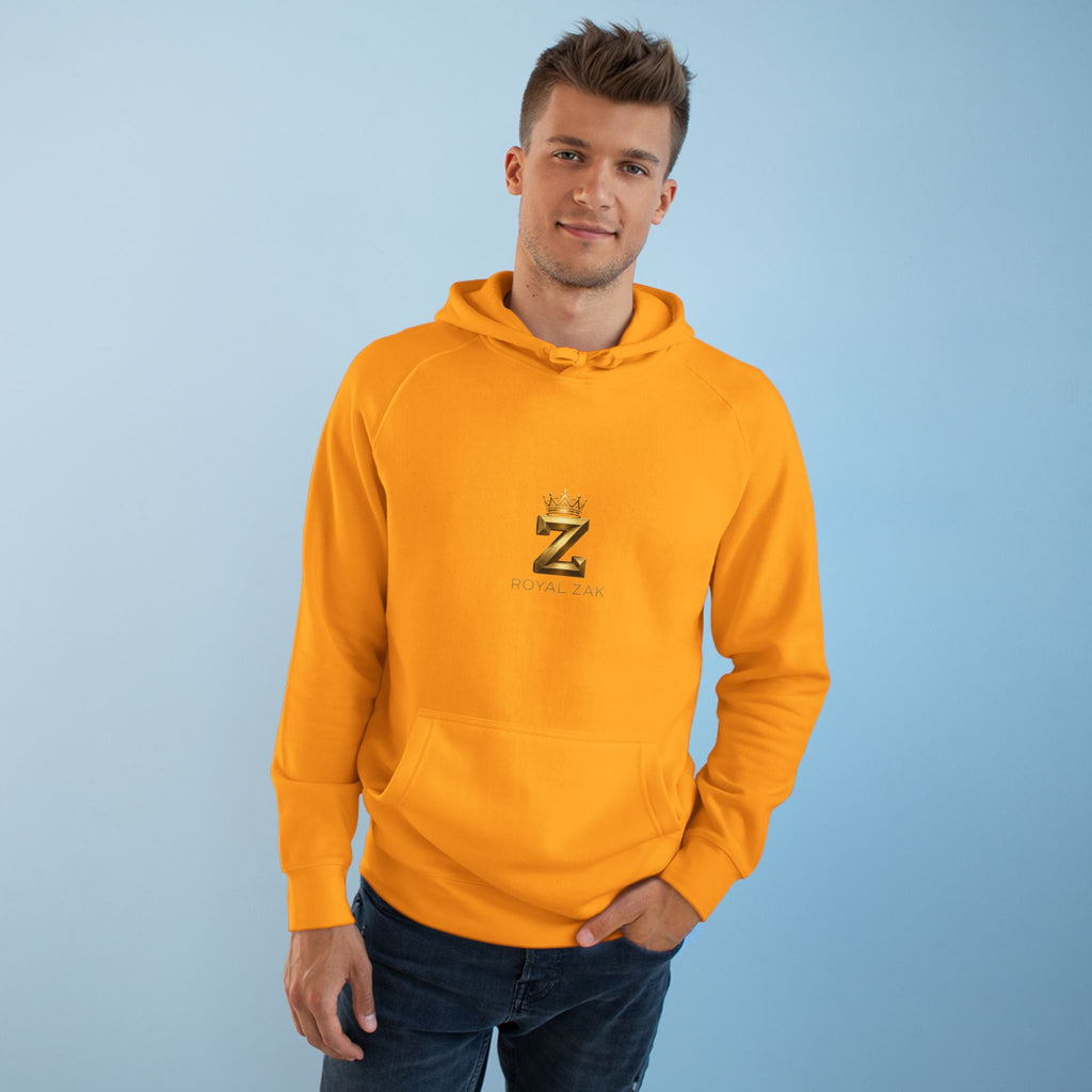 Gold Crown 'Z' Hoodie - Minimal Luxe Logo Pullover
