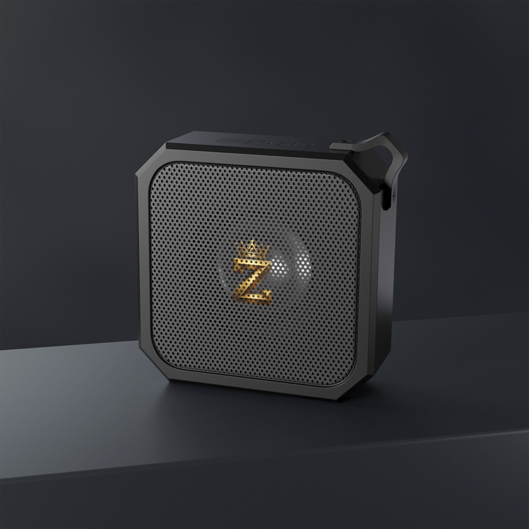 Blackwater Outdoor Bluetooth Speaker — Rugged Waterproof Portable Speaker with Gold 'Z' Crown Logo