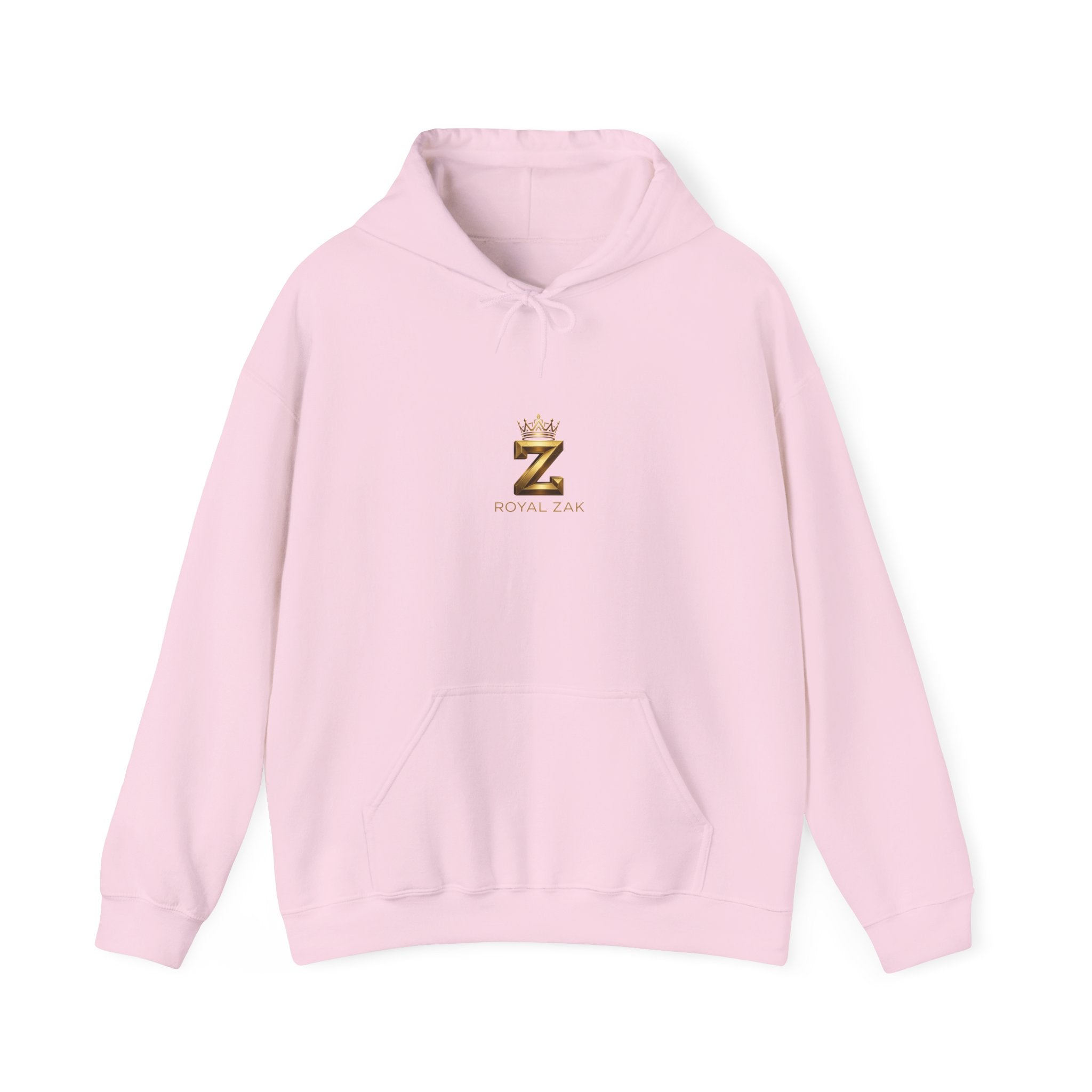 Minimal Gold Crown 'Z' Hoodie - Luxury Initial Logo Sweatshirt