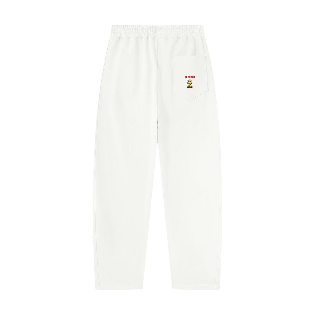 BE PROUD Tapered Straight Hem Sweatpants