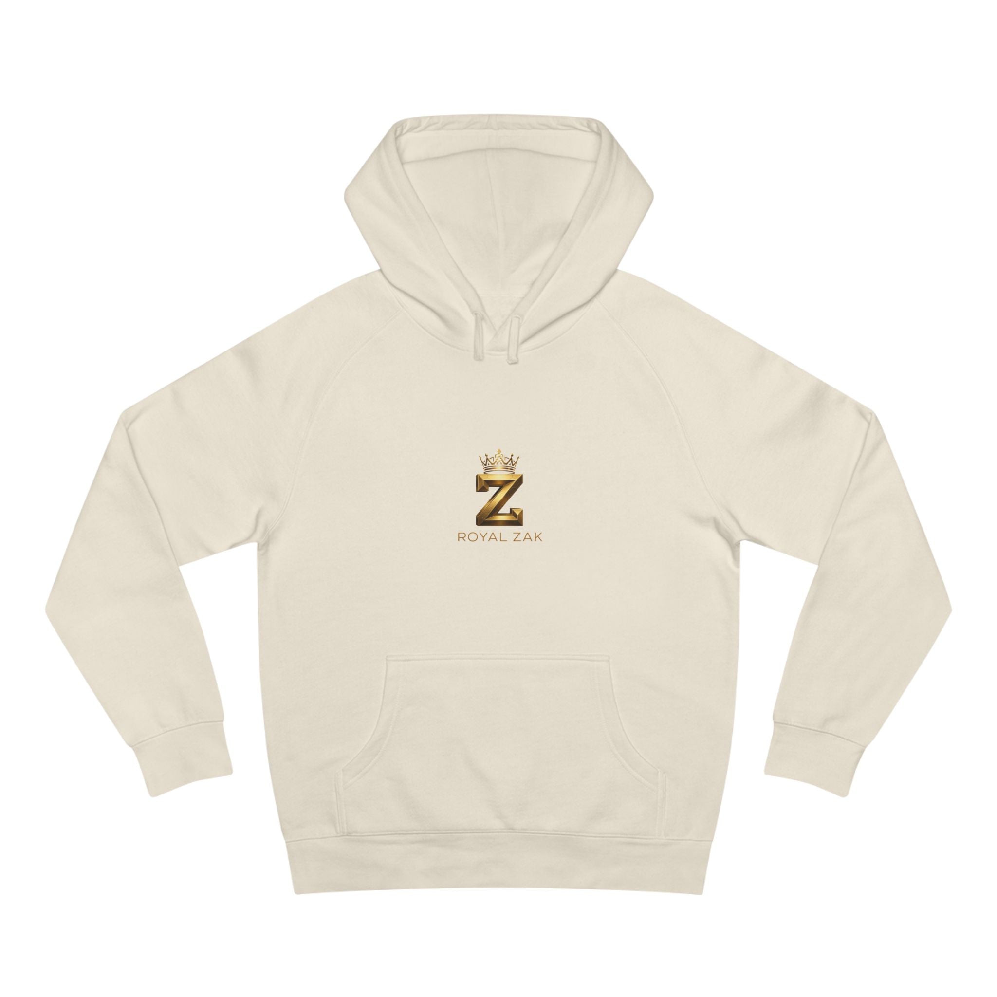 Gold Crown 'Z' Hoodie - Minimal Luxe Logo Pullover