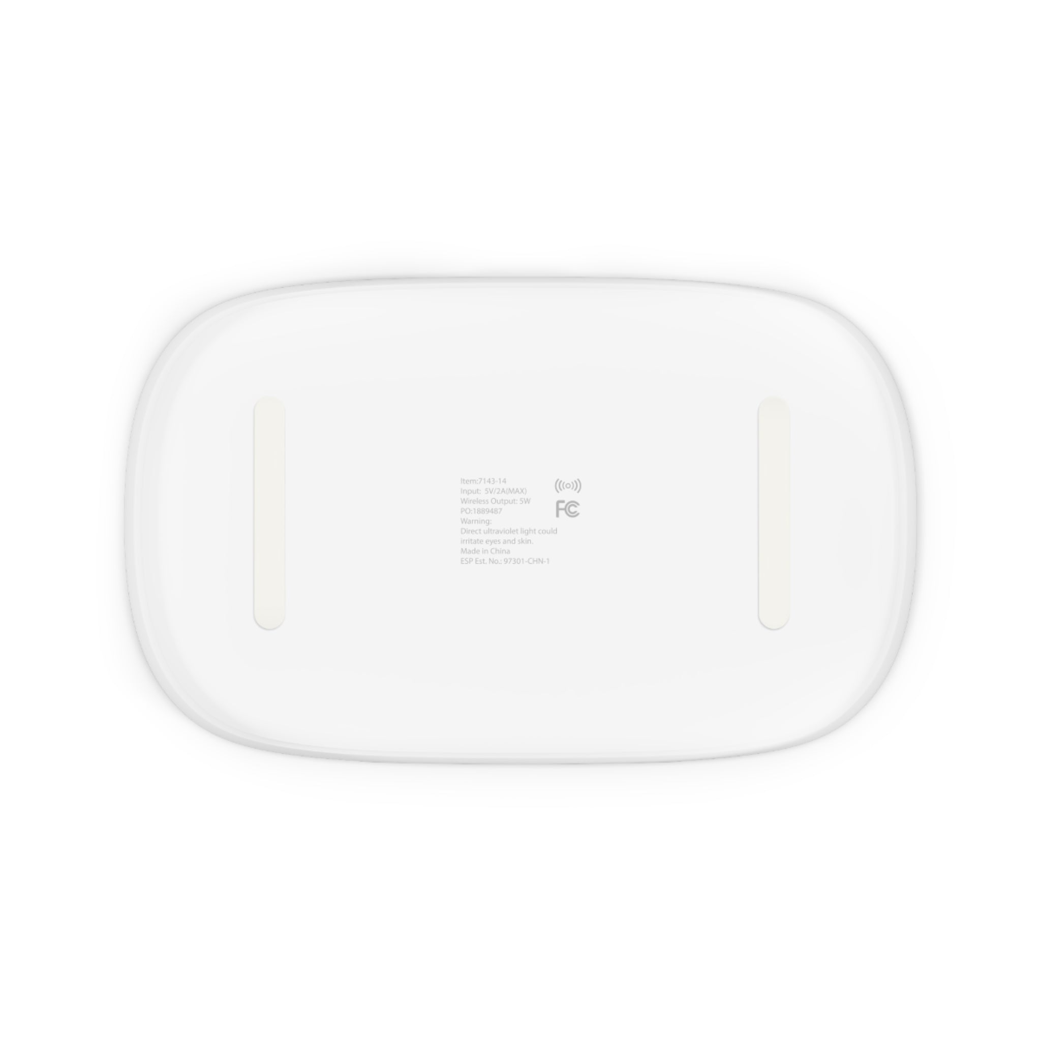 UV Sanitizer & Wireless Charging Pad — Royal Zak Gold Logo