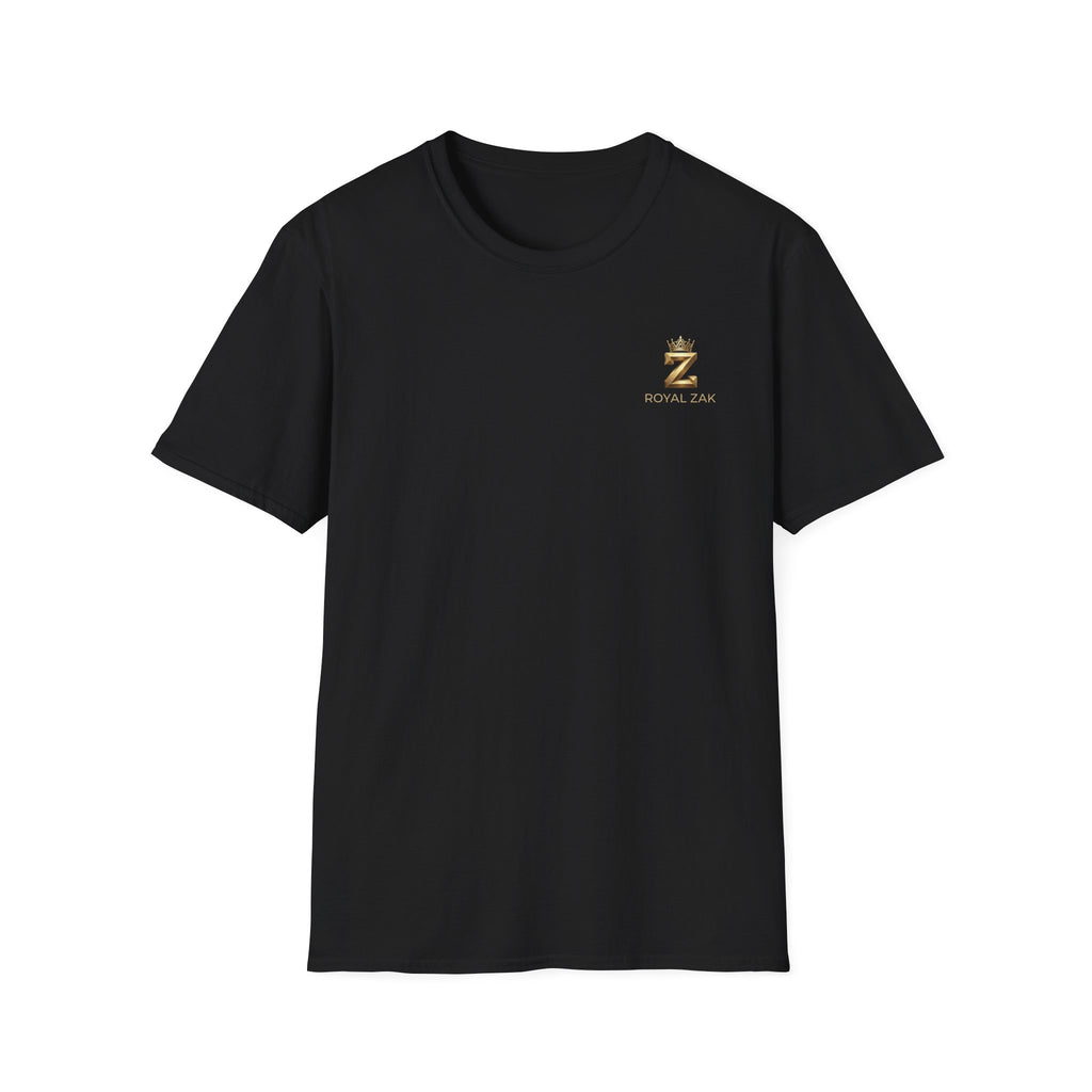 Royal ZAK Premium Soccer Tee — Gold Logo Streetwear T-Shirt
