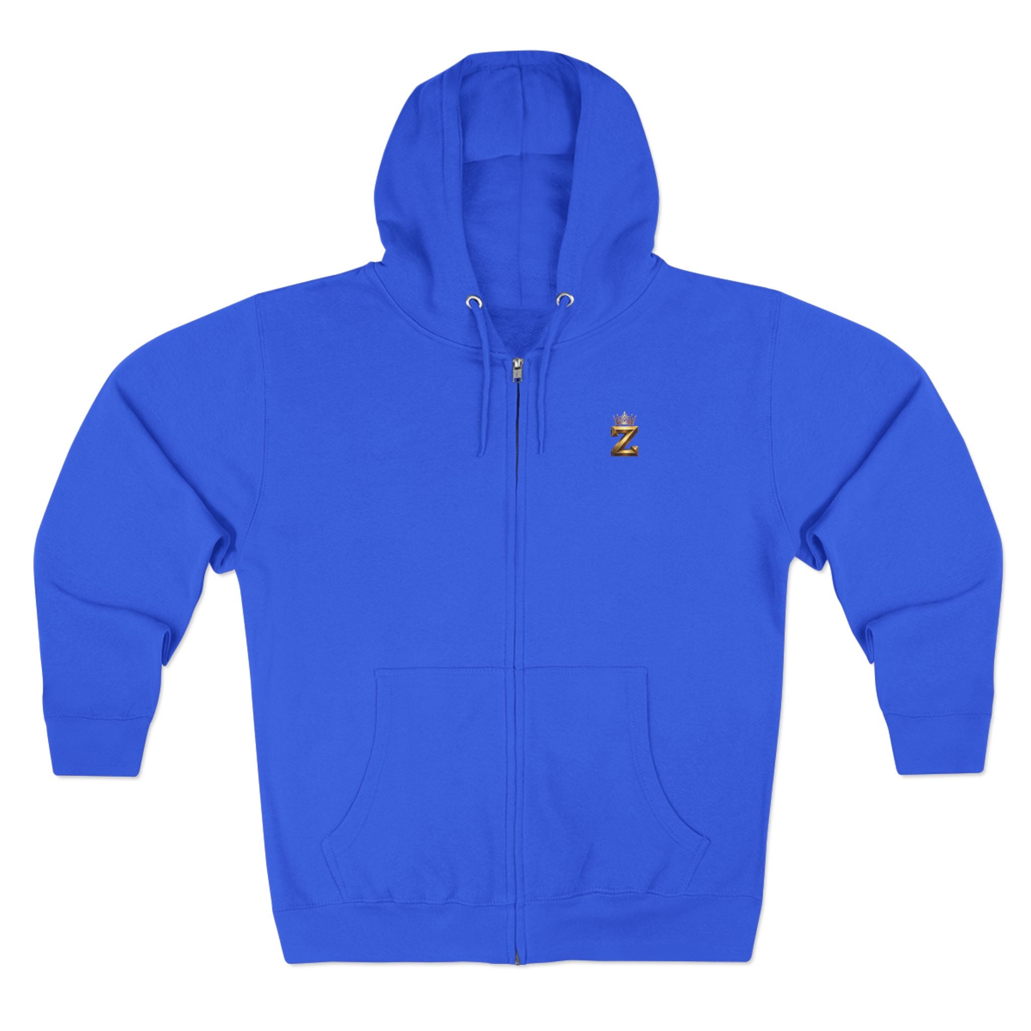 LOVE Zip Hoodie — Light Gray Minimalist Love Logo Zip-Up Hoodie