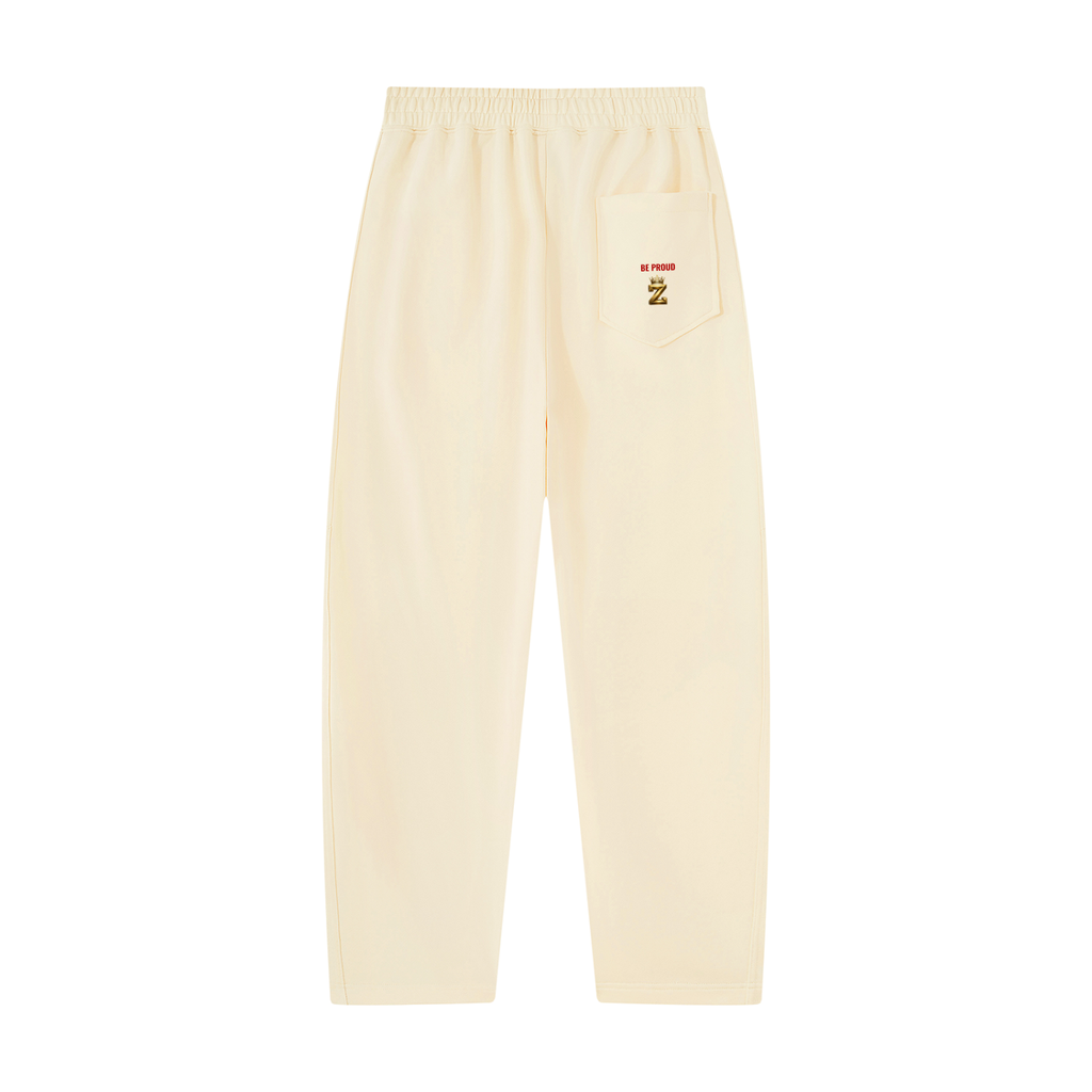 BE PROUD Tapered Straight Hem Sweatpants