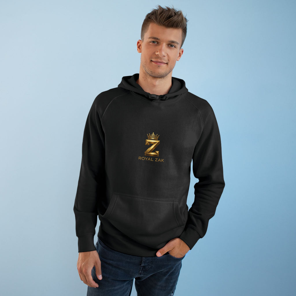Gold Crown 'Z' Hoodie - Minimal Luxe Logo Pullover