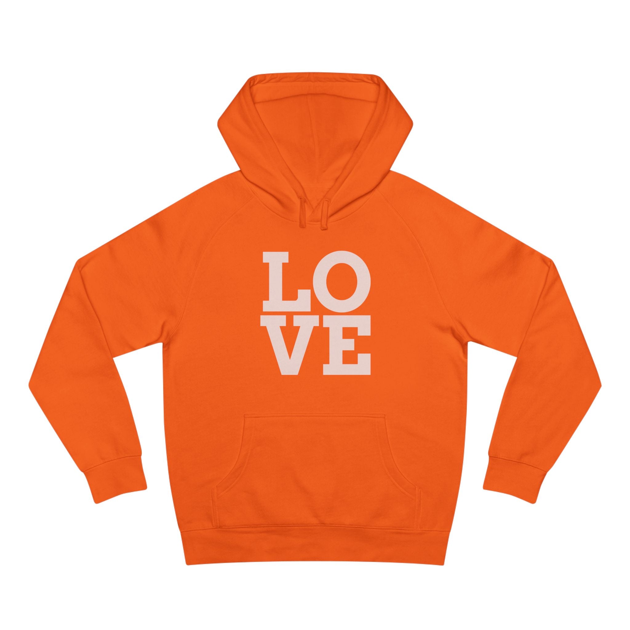 LOVE Pink Front Hoodie with Gold "Z Royal Zak" Back - Cozy Valentine Pullover