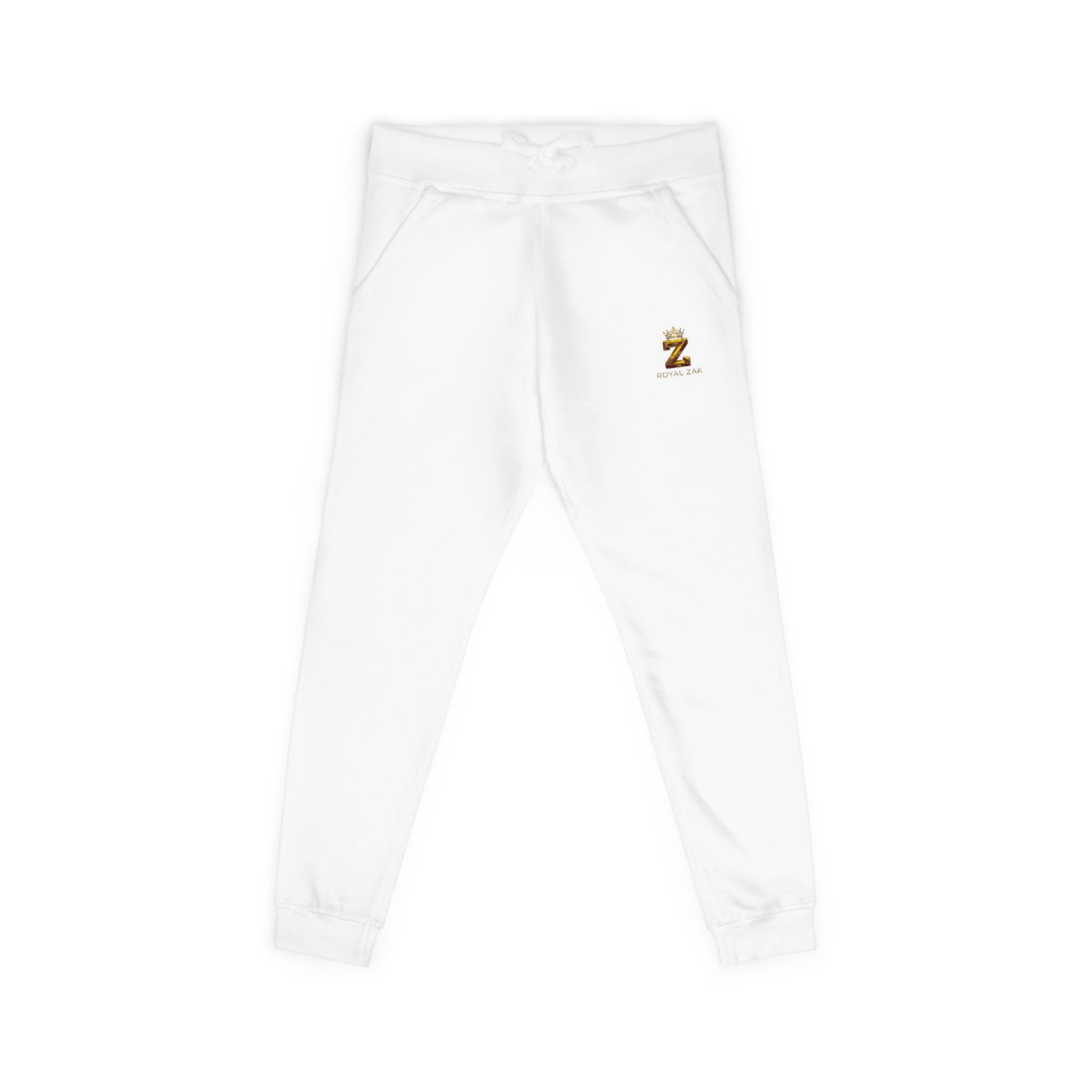 Embroidered Cozy Sweatpants — Small Golden Bee Accent