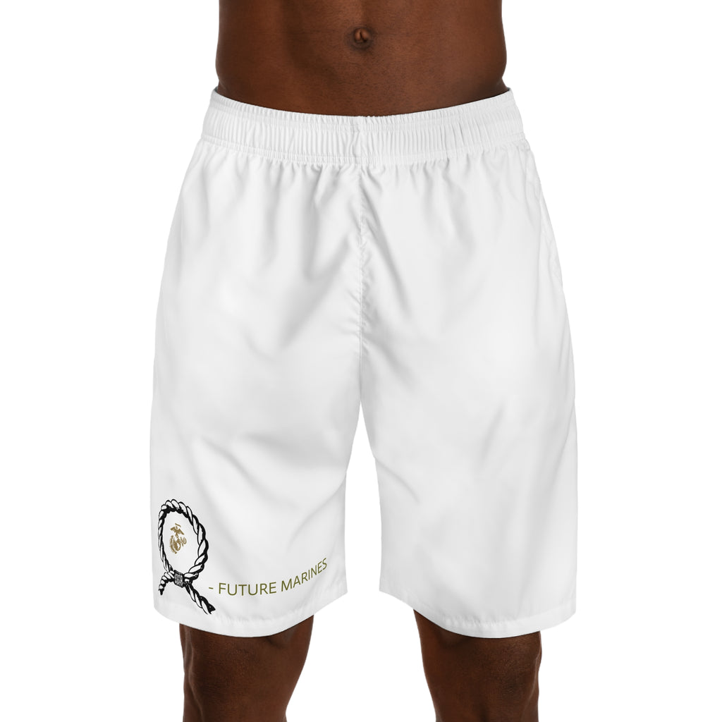 Men's Jogger Shorts — Future Marines Rope Emblem Athletic Shorts