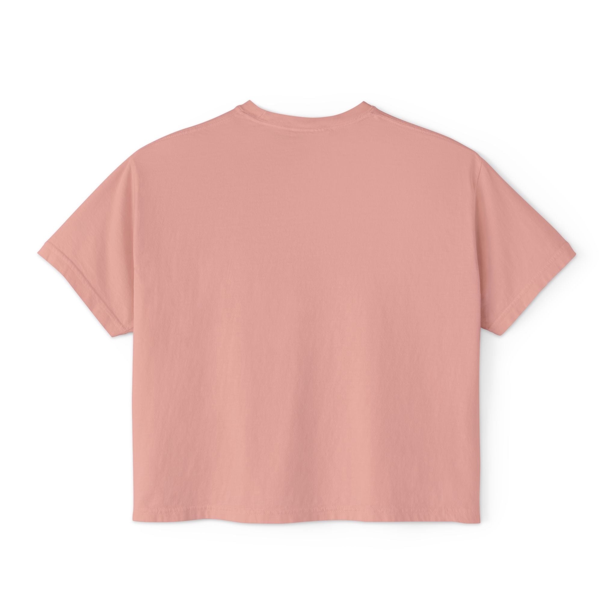 Crowned Z Women's Boxy Tee — Minimal Gold Initial Graphic