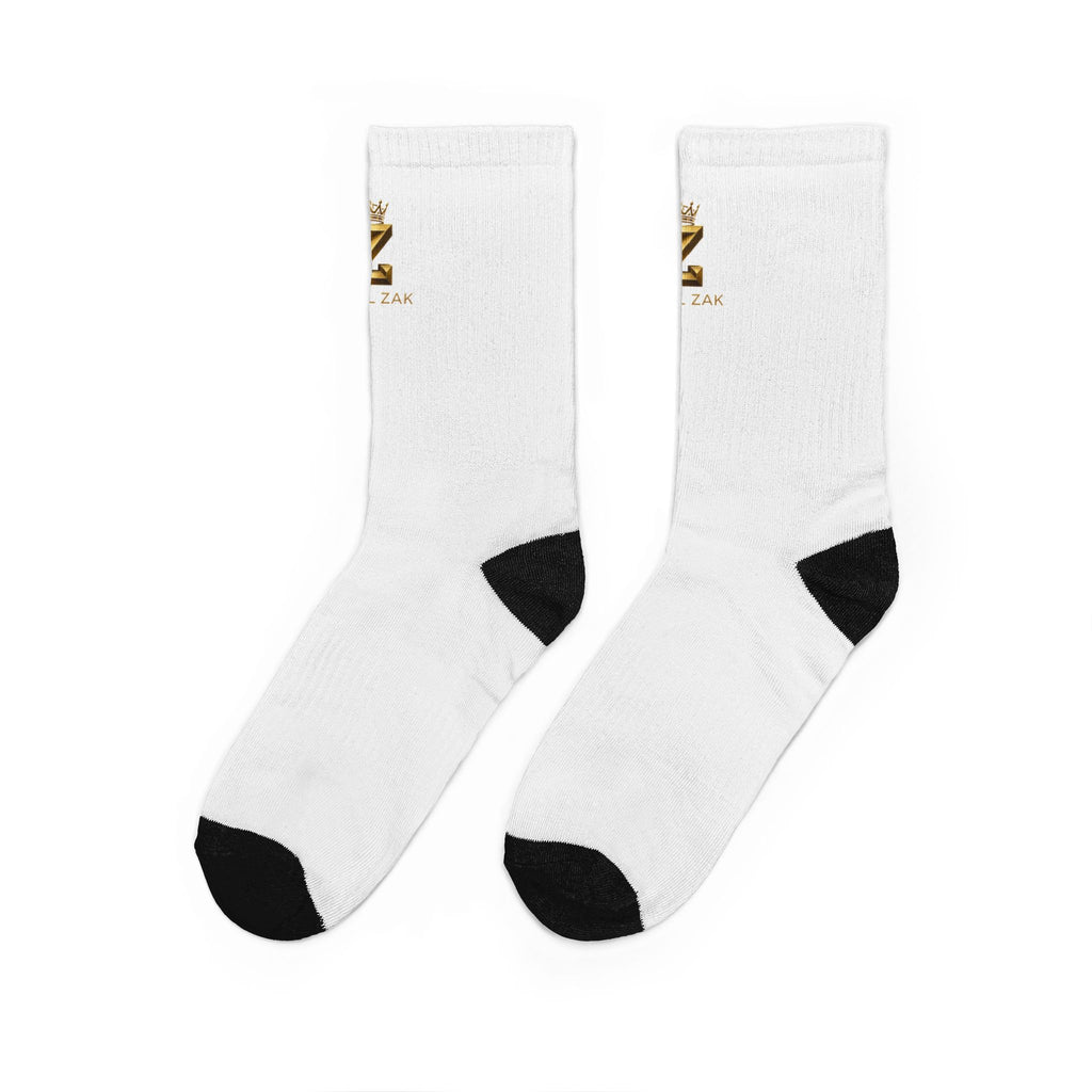 Gold Trophy Crew Socks – Athletic Padded Crew Socks with Trophy Design