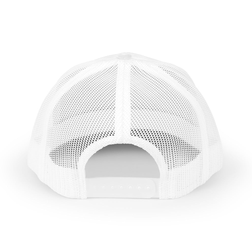 Retro Trucker Hat with Bold RZ Logo — Vintage-Style Mesh Cap