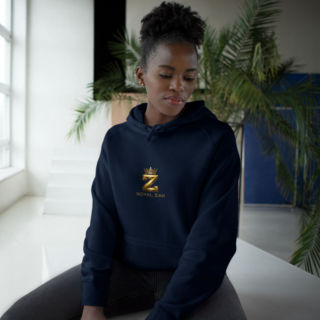Gold Crown 'Z' Hoodie - Minimal Luxe Logo Pullover