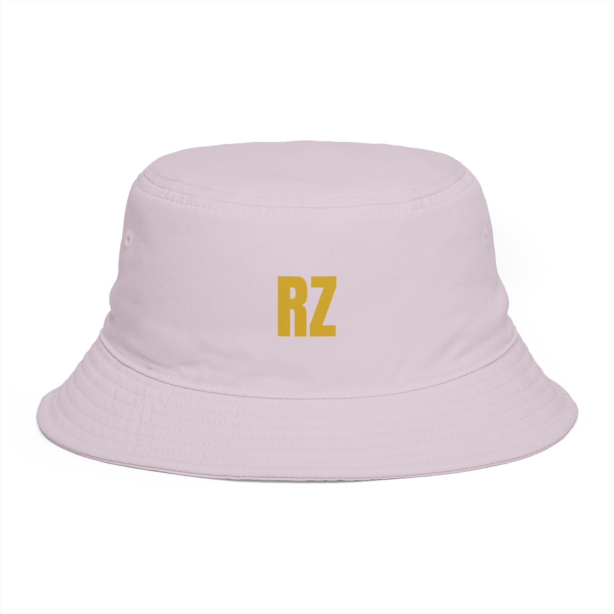 RZ Embroidered Bucket Hat — Retro Minimalist Logo Cap