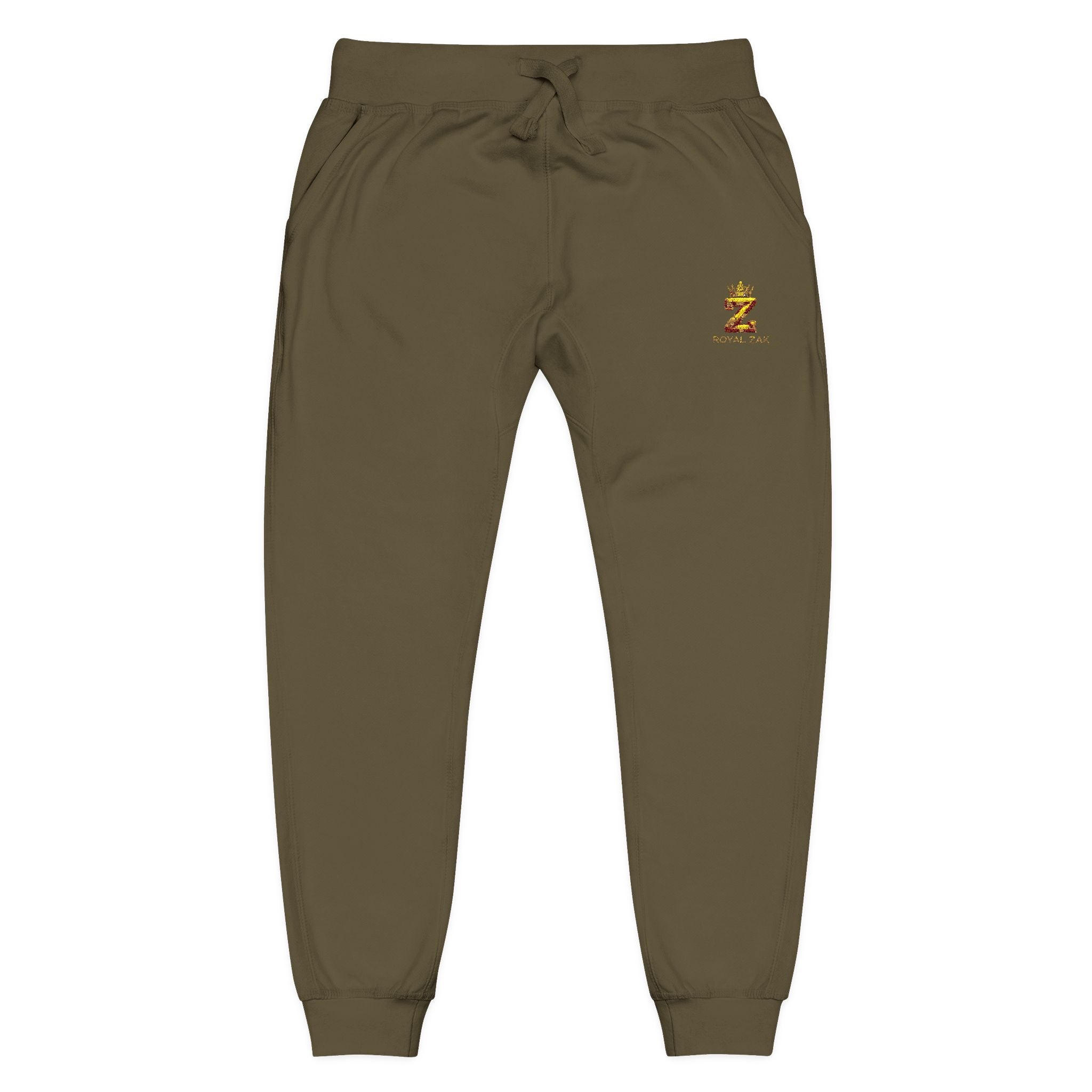 Embroidered Cozy Sweatpants — Small Golden Bee Accent