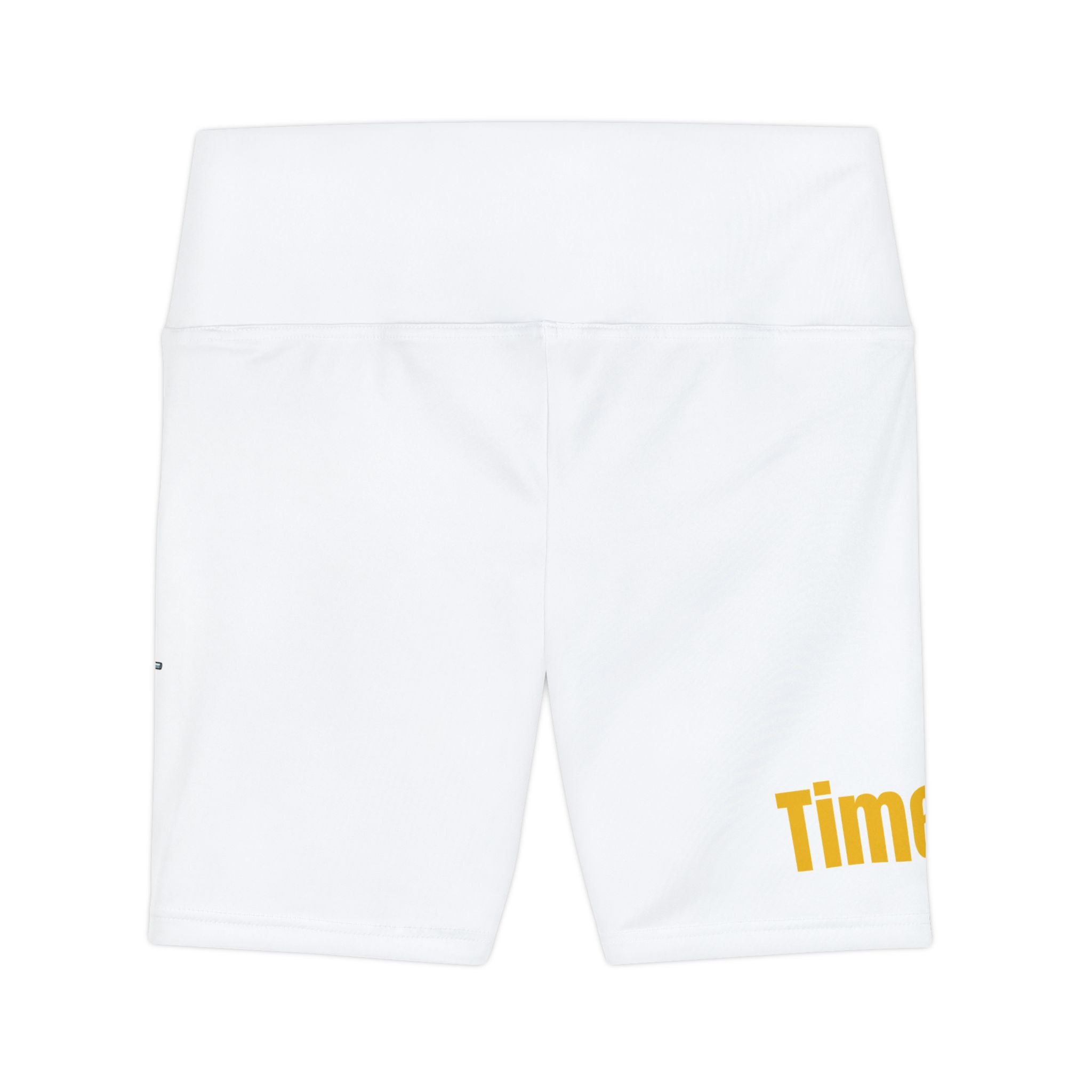 Workout Shorts — "Hard Work To Work Time" Motivational Fitness Bike Design
