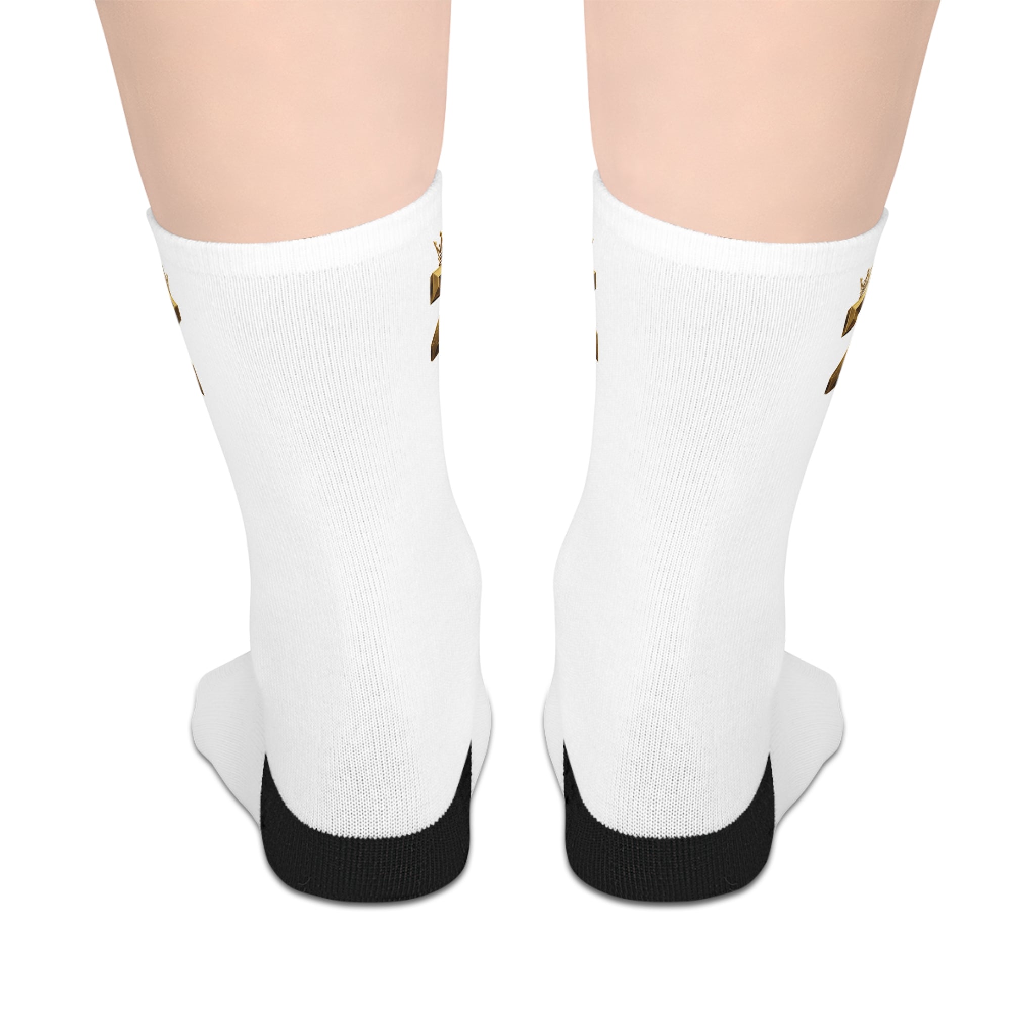 Reindeer Antler Mid-Length Socks — Cute Holiday Christmas Socks