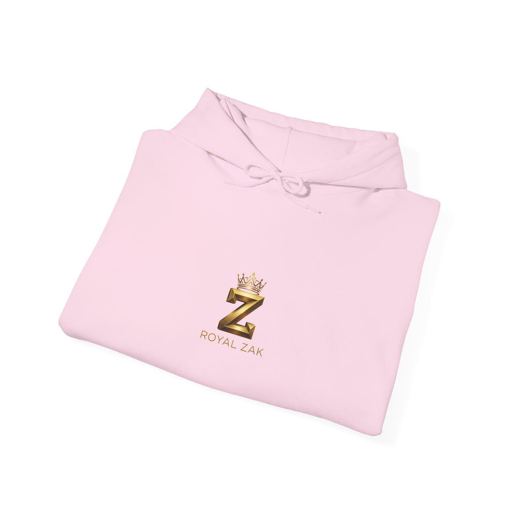 Minimal Gold Crown 'Z' Hoodie - Luxury Initial Logo Sweatshirt