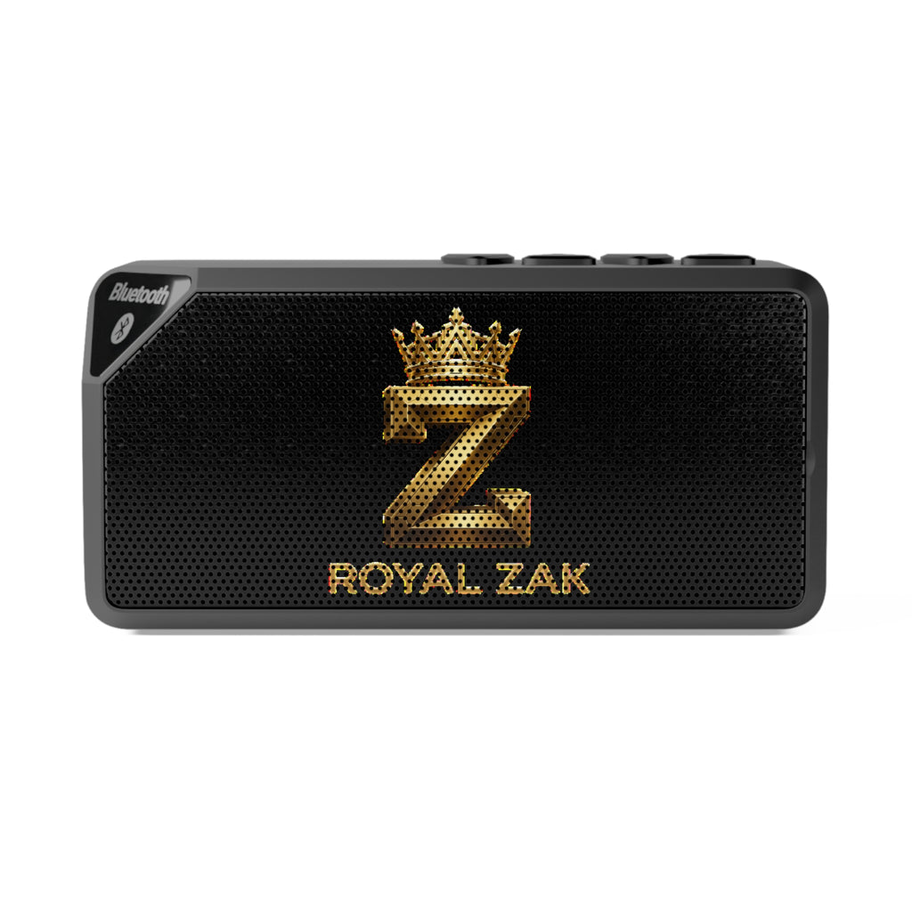 Bluetooth Speaker — Royal Zax Logo Portable Speaker