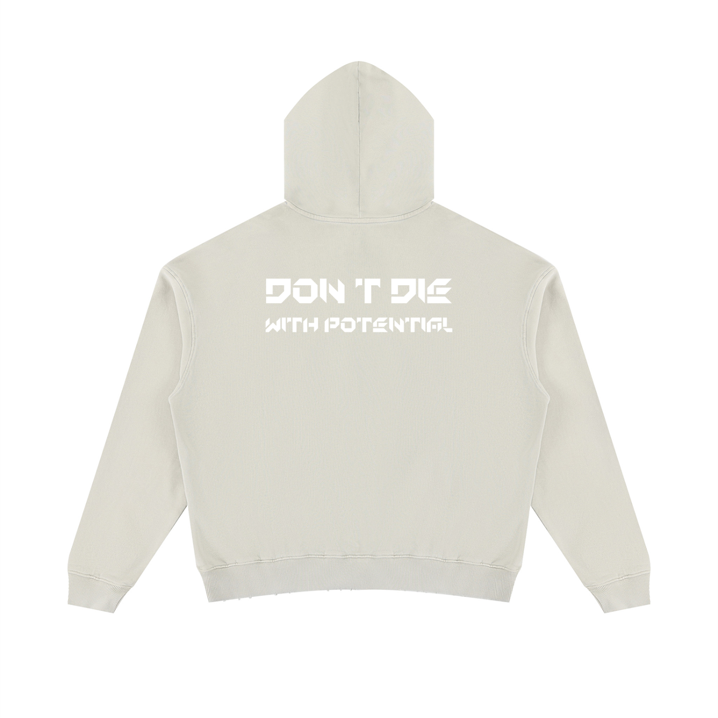 Unisex Mineral Wash Distressed Hoodie