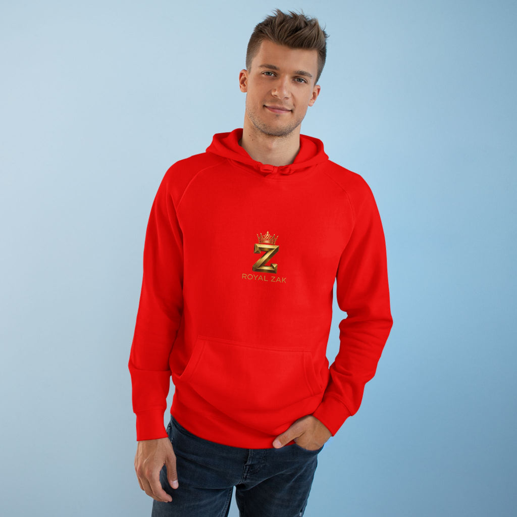 Gold Crown 'Z' Hoodie - Minimal Luxe Logo Pullover
