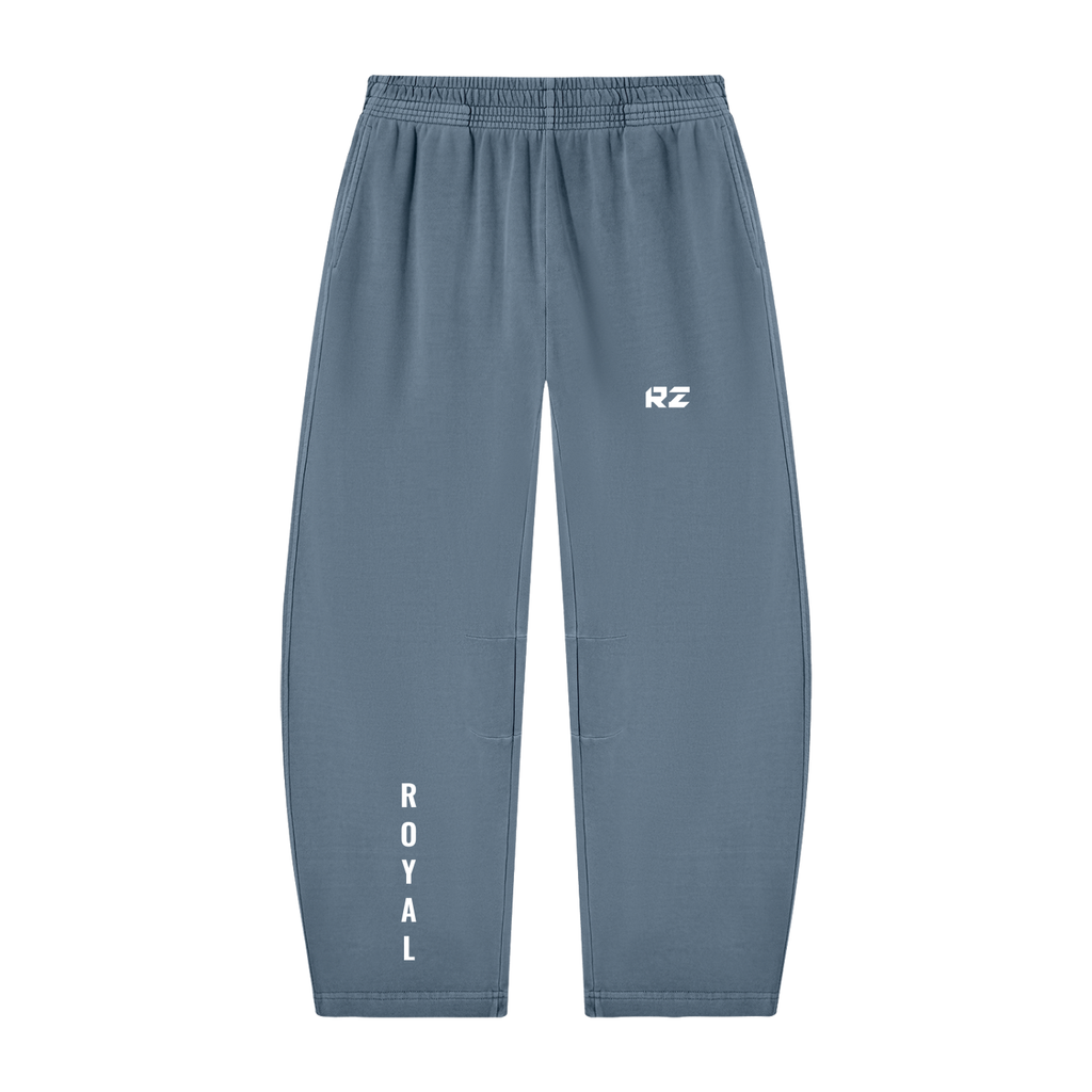 Unisex Vintage Washed Barrel Leg Sweatpants