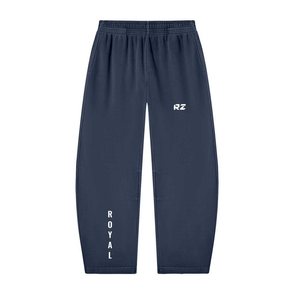 Unisex Vintage Washed Barrel Leg Sweatpants