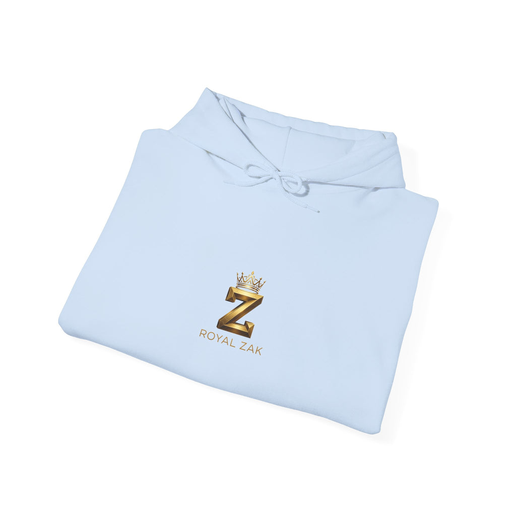 Minimal Gold Crown 'Z' Hoodie - Luxury Initial Logo Sweatshirt