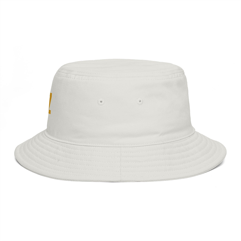 RZ Embroidered Bucket Hat — Retro Minimalist Logo Cap