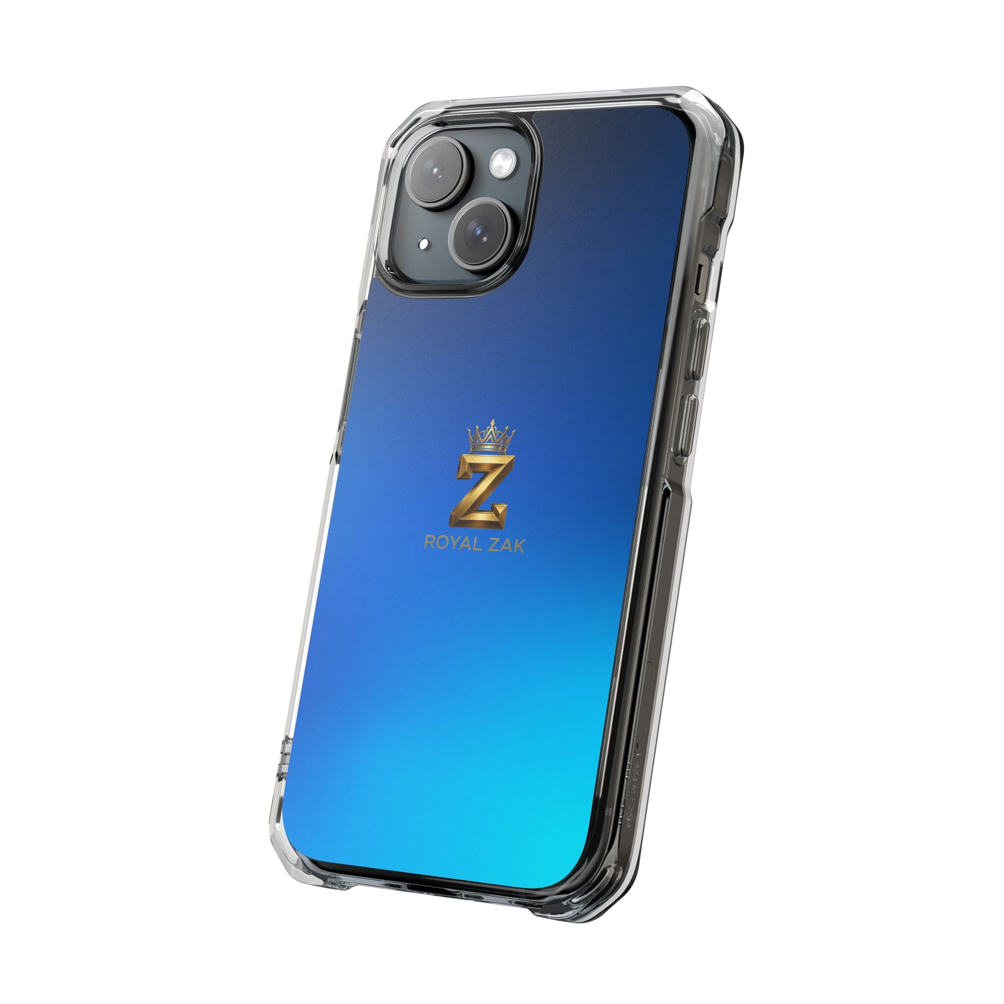 Clear Magnetic Impact Phone Case with Royal Z Logo