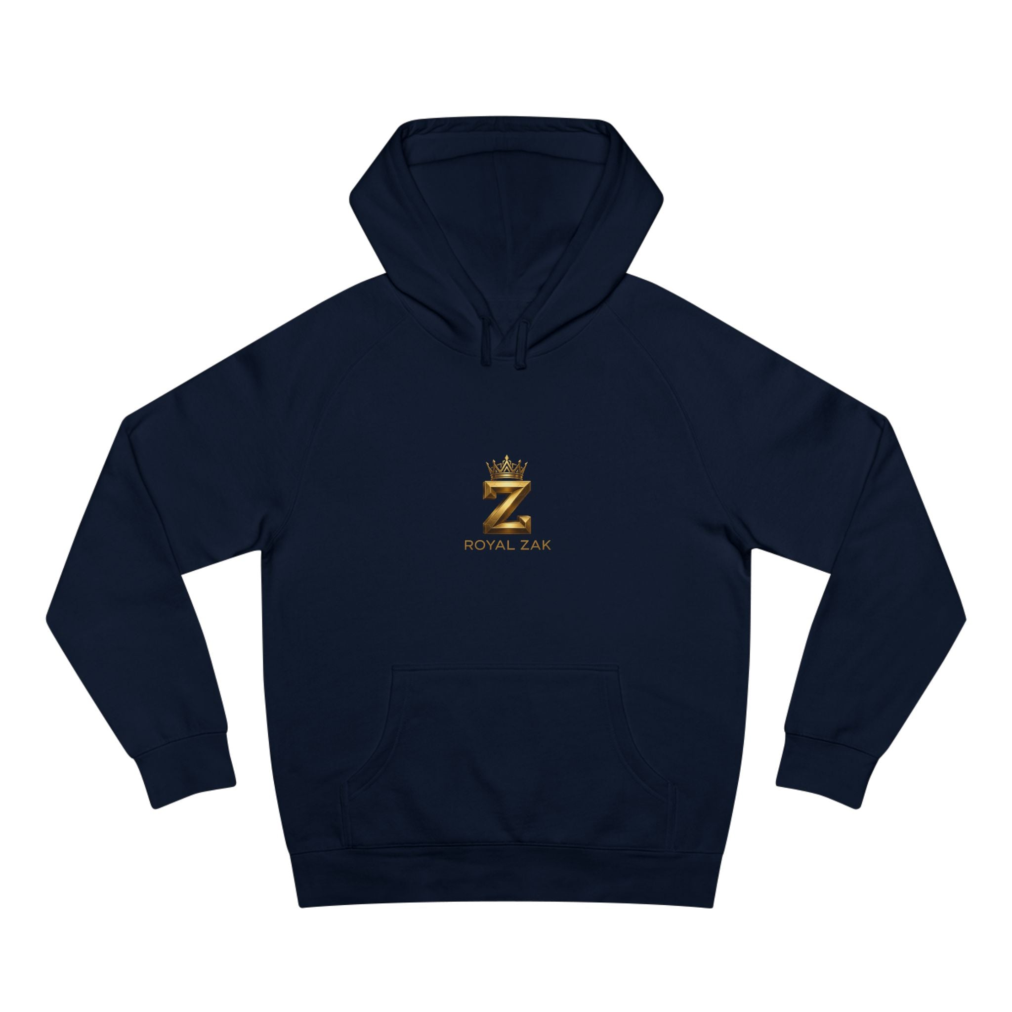 Gold Crown 'Z' Hoodie - Minimal Luxe Logo Pullover