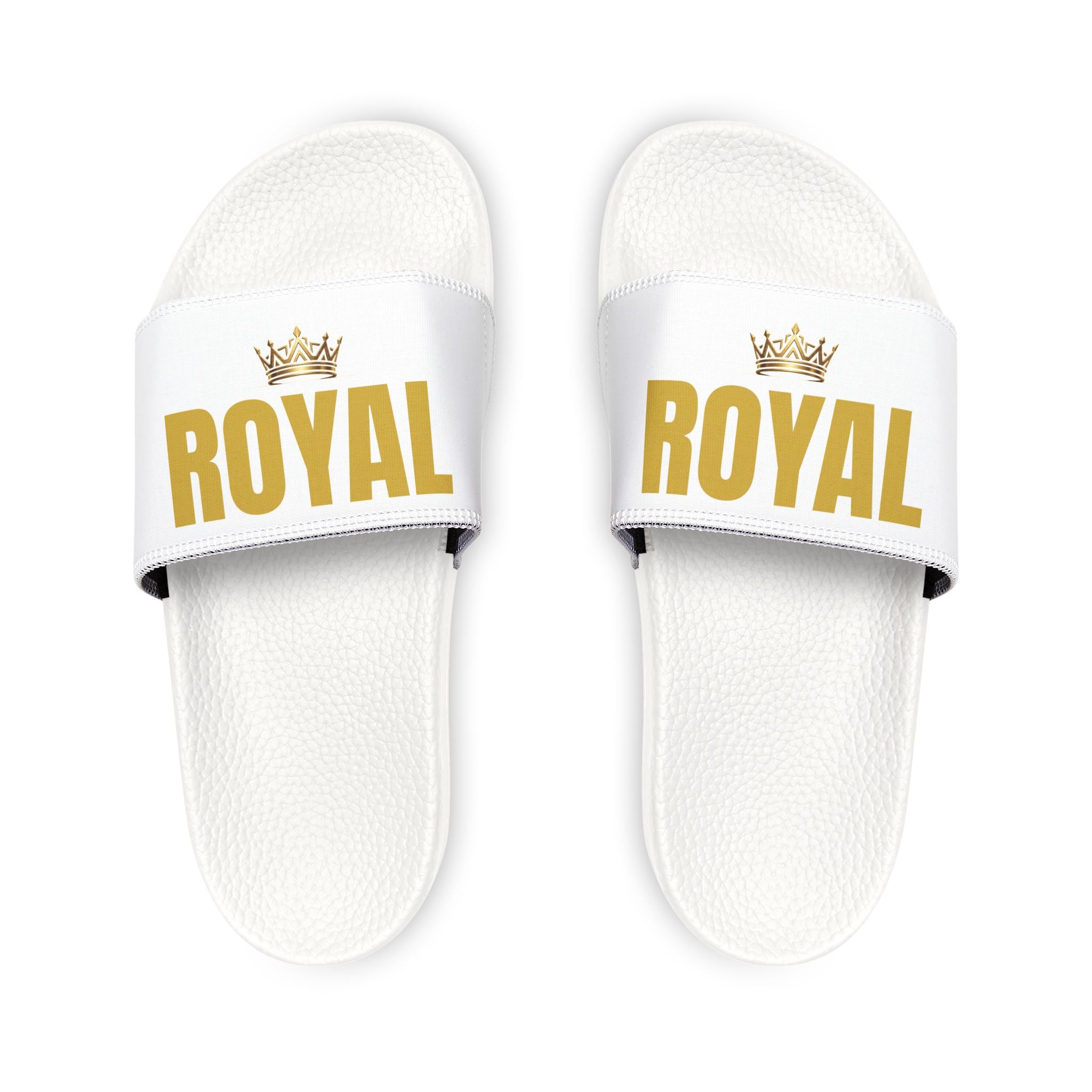 Royal Crown Slide Sandals — Men’s Removable‑Strap Pool Slides
