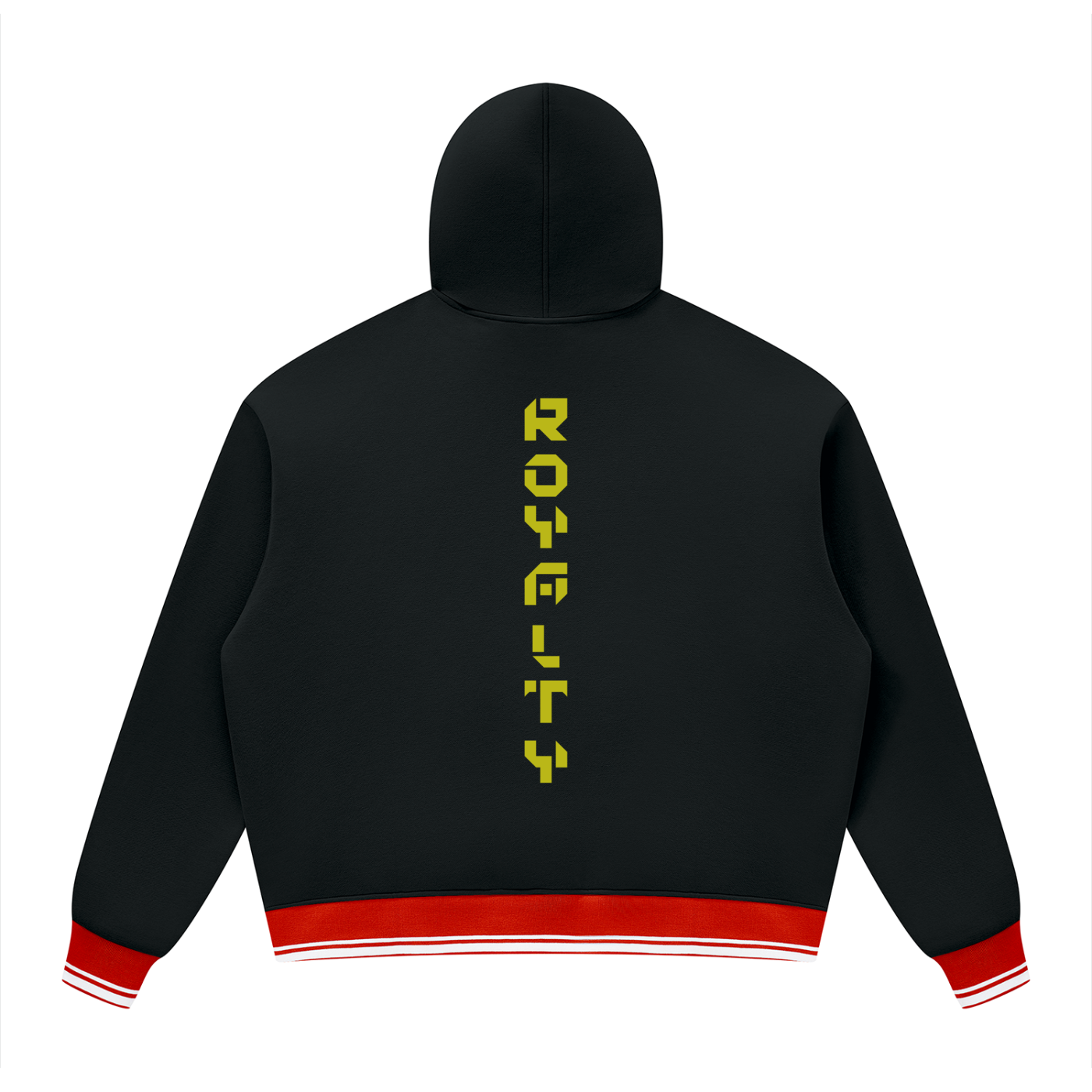 Unisex Oversized Color Block Fleece Hoodie