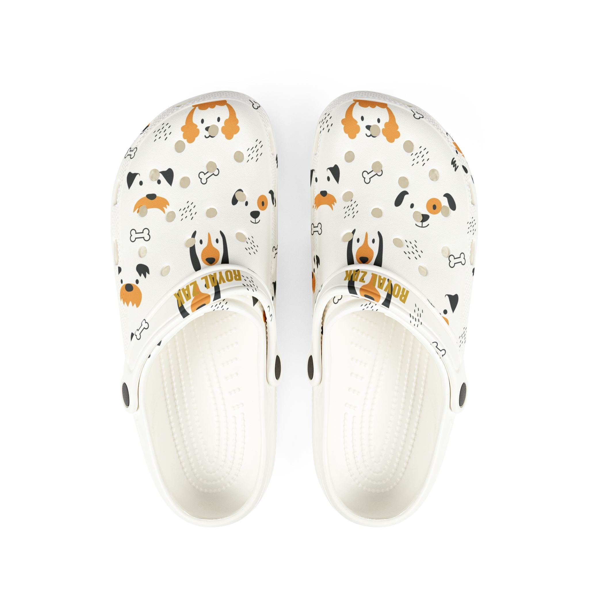 Dog Pattern EVA Clogs — Lightweight Waterproof Garden Shoes