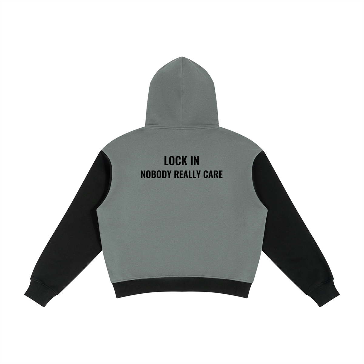 Unisex Color Block Fleece Full Zip Hoodie