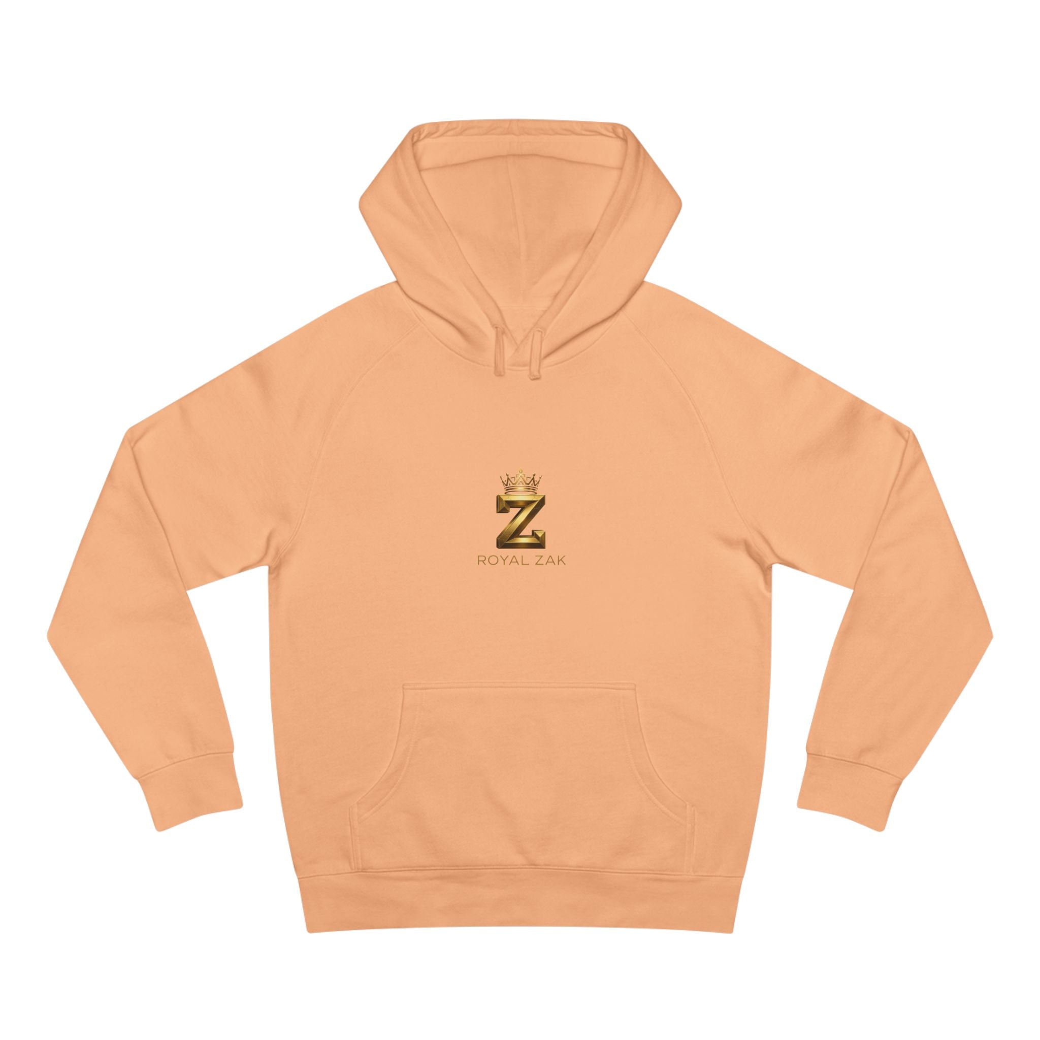Gold Crown 'Z' Hoodie - Minimal Luxe Logo Pullover