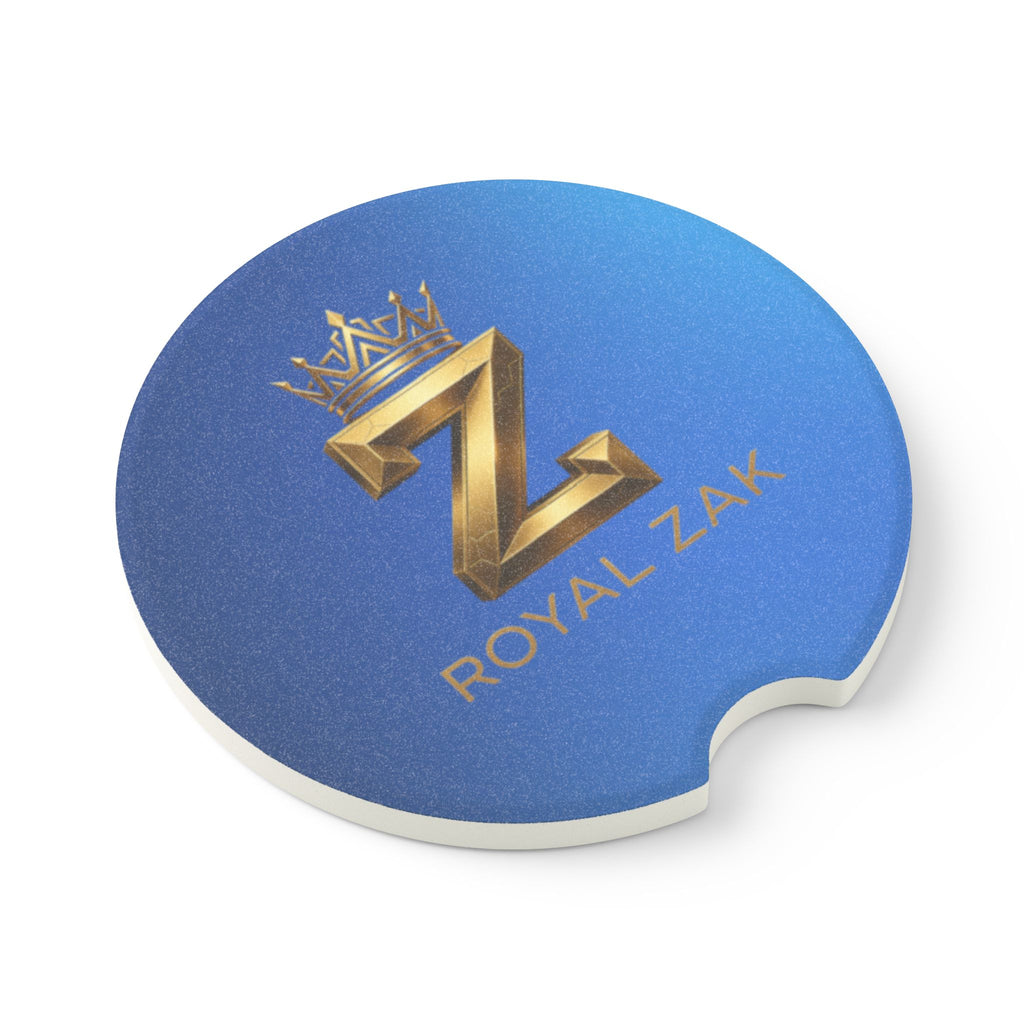 Royal Zak Gold Monogram Car Coaster — Soapstone Cup Holder Insert