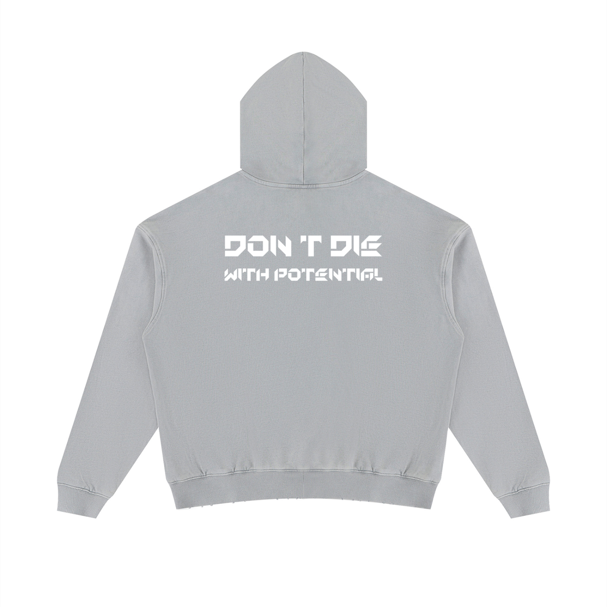Unisex Mineral Wash Distressed Hoodie